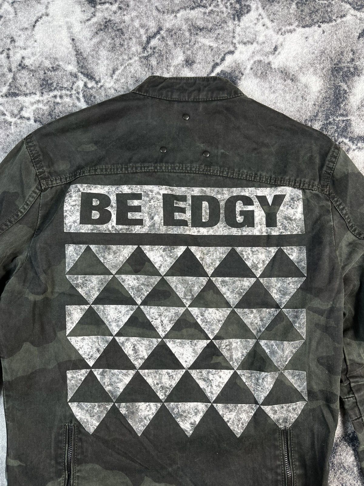 Other Be Edgy Camo Jacket / Military Style / Statement Back Print Size US M / EU 48-50 / 2 - 13 Thumbnail