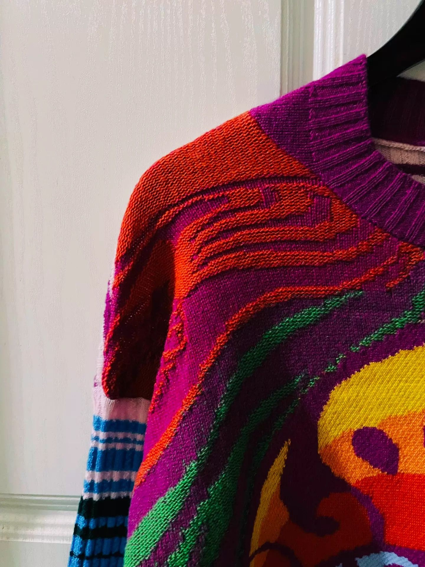 Versace Versace Main Medusa Logo Jacquard Cashmere-Wool Sweater M Size US M / EU 48-50 / 2 - 5 Thumbnail
