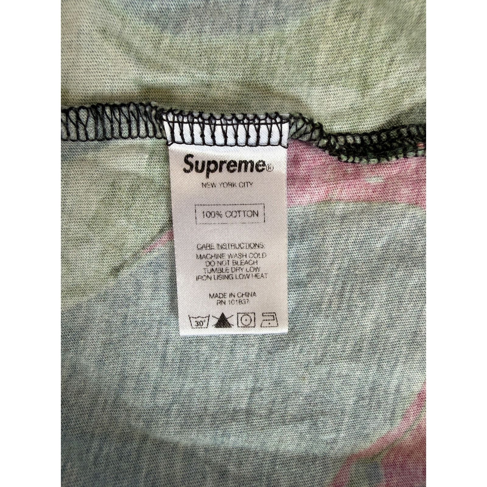 Supreme Supreme Marbled Arch Logo Cotton Tee T-Shirt, 2014, Large Size US L / EU 52-54 / 3 - 4 Thumbnail