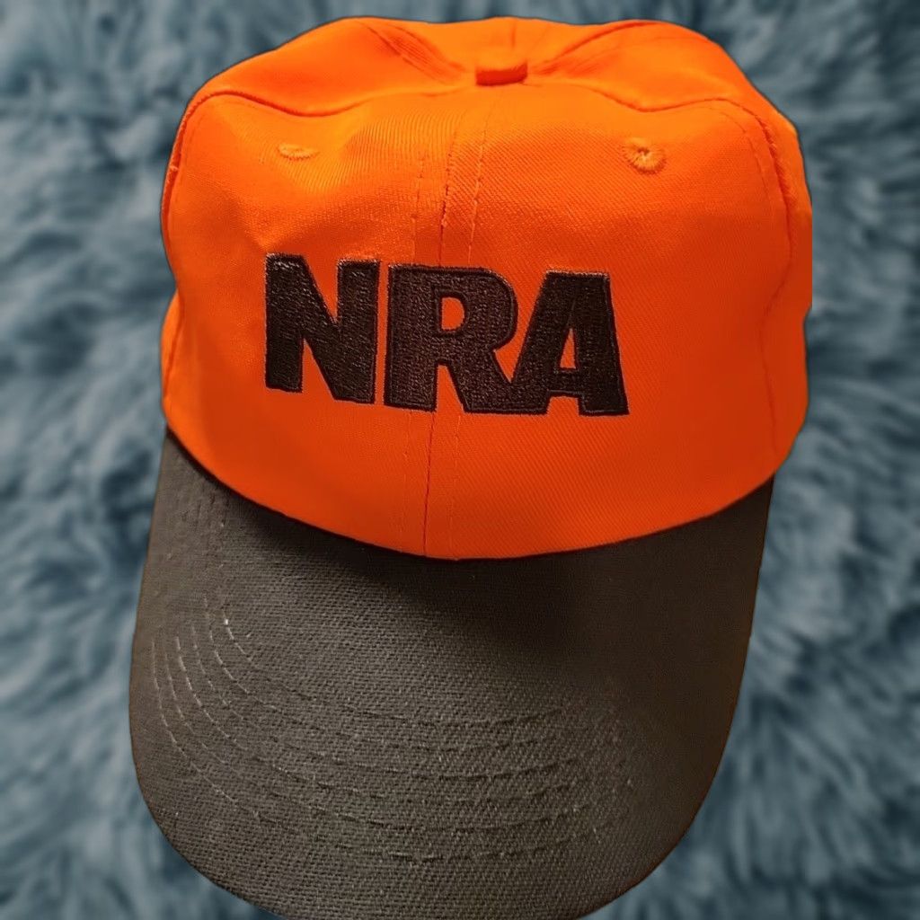 Hunter NRA Hat Baseball Cap Adjustable Brown Brim Hunters Orange Canvas Cotton Men Hunting Guns Shirt? Size ONE SIZE - 1 Thumbnail