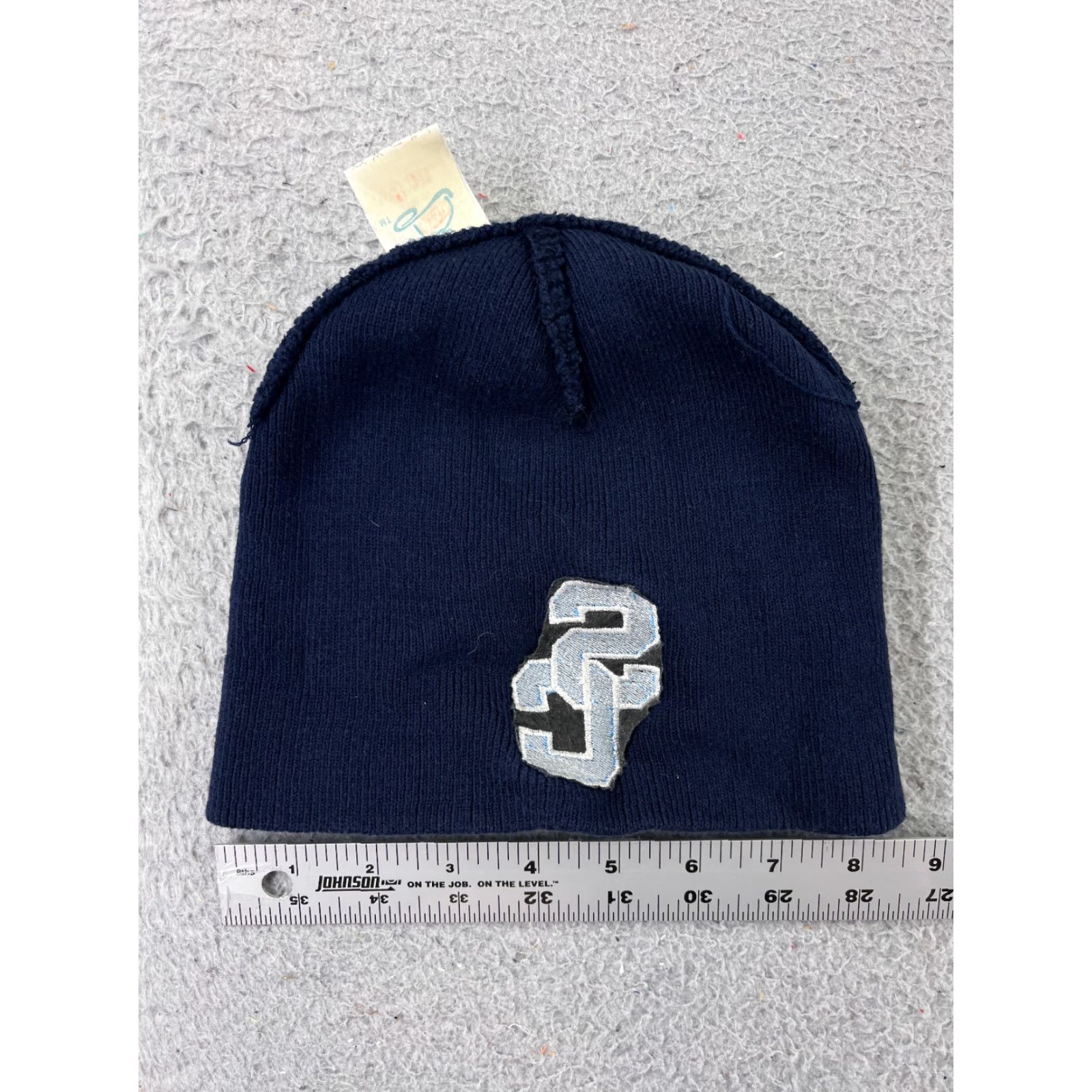 Vintage Otto Beanie Adult One Size Blue Knit Cotton Acrylic Logo Beanie Mens Size ONE SIZE - 4 Thumbnail