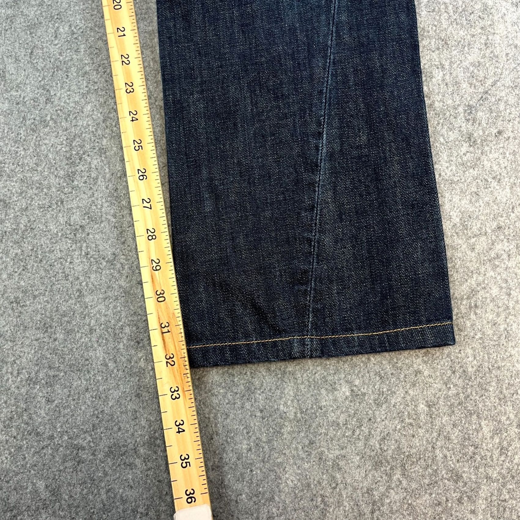 Hugo Boss HUGO BOSS Jeans Regular Straight 34 32 Dark Wash Blue Whiskers Jeans Mens Regular 34in 32in Denim 5-Pocket Design Cotton Fabric Wash Dark Vintage No Size US 34 / EU 50 - 4 Thumbnail