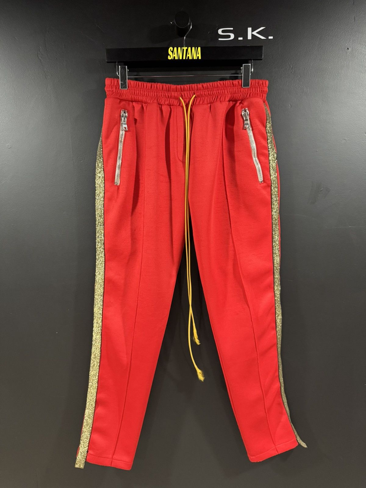 Rhude Rhude Custom Red Traxedo Pants L 34x29 Size US 34 / EU 50 - 1 Thumbnail