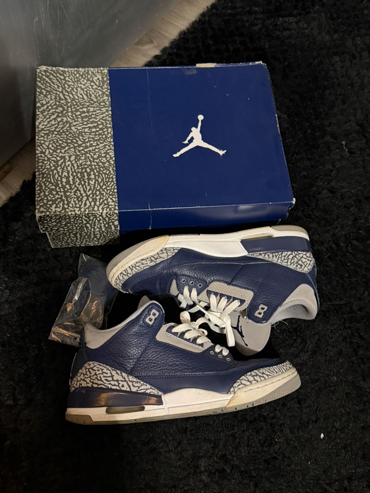 Jordan Brand Jordan 3 Georgetown Size US 10 / EU 43 - 4 Thumbnail