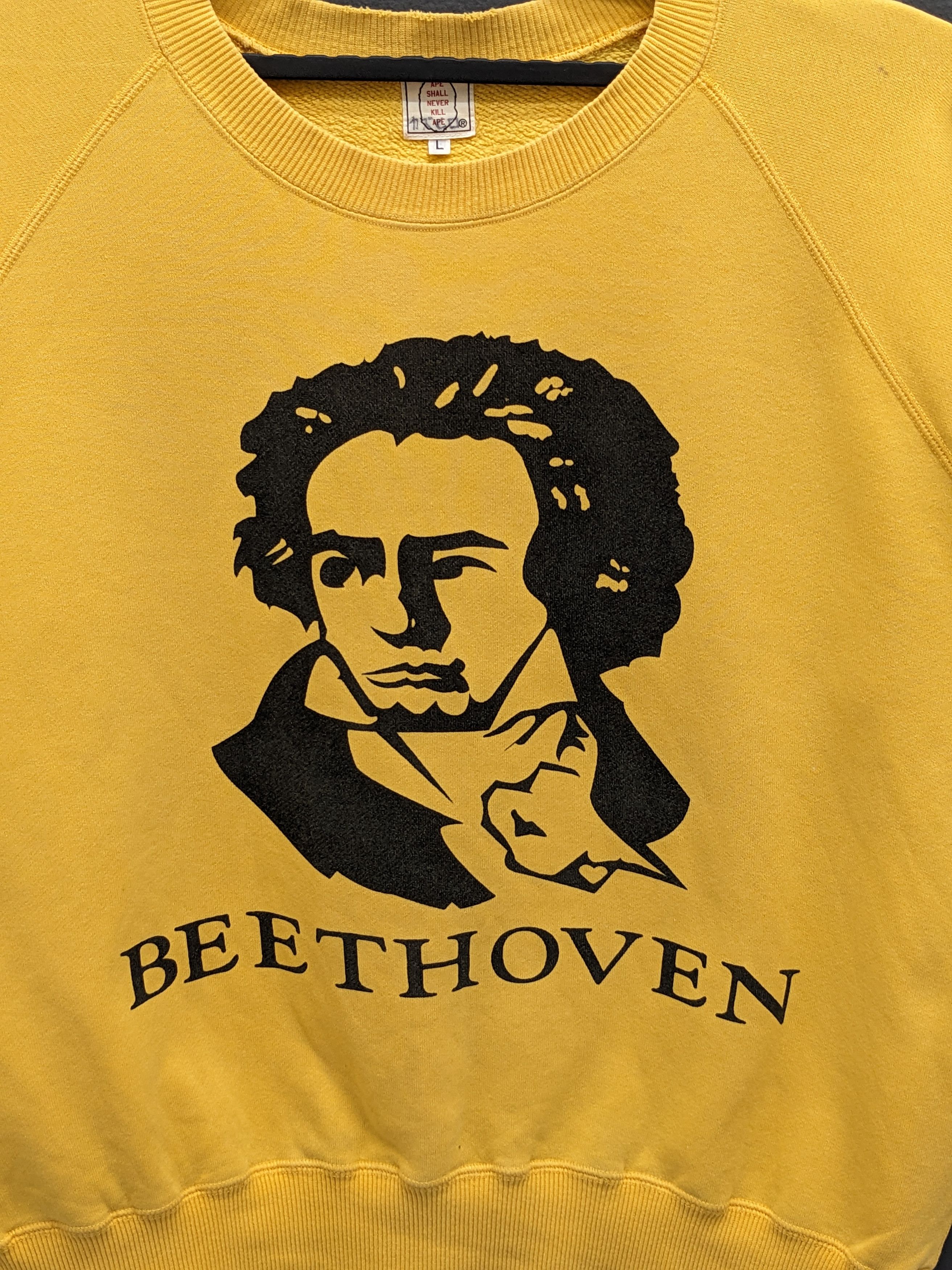 Bape VINTAGE BAPE A BATHING APE BEETHOVEN SWEATSHIRT Size US L / EU 52-54 / 3 - 3 Thumbnail