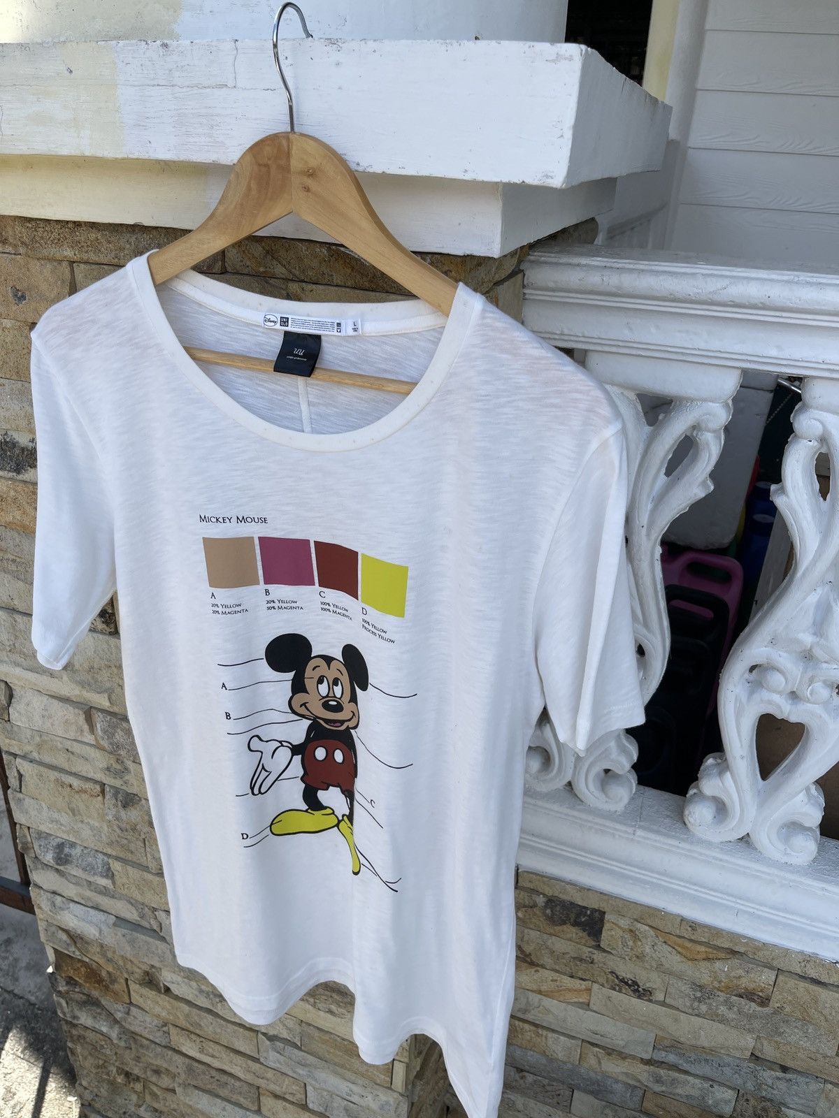 Mickey Mouse Last Drop🔥Rare🔥Designer Undercover X Mickey Mouse T Shirt Size US L / EU 52-54 / 3 - 4 Thumbnail