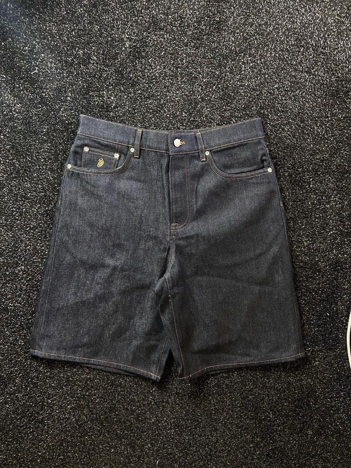 image of Stussy Big Ol’ Short Denim Raw in Bleu, Men's (Size 34)