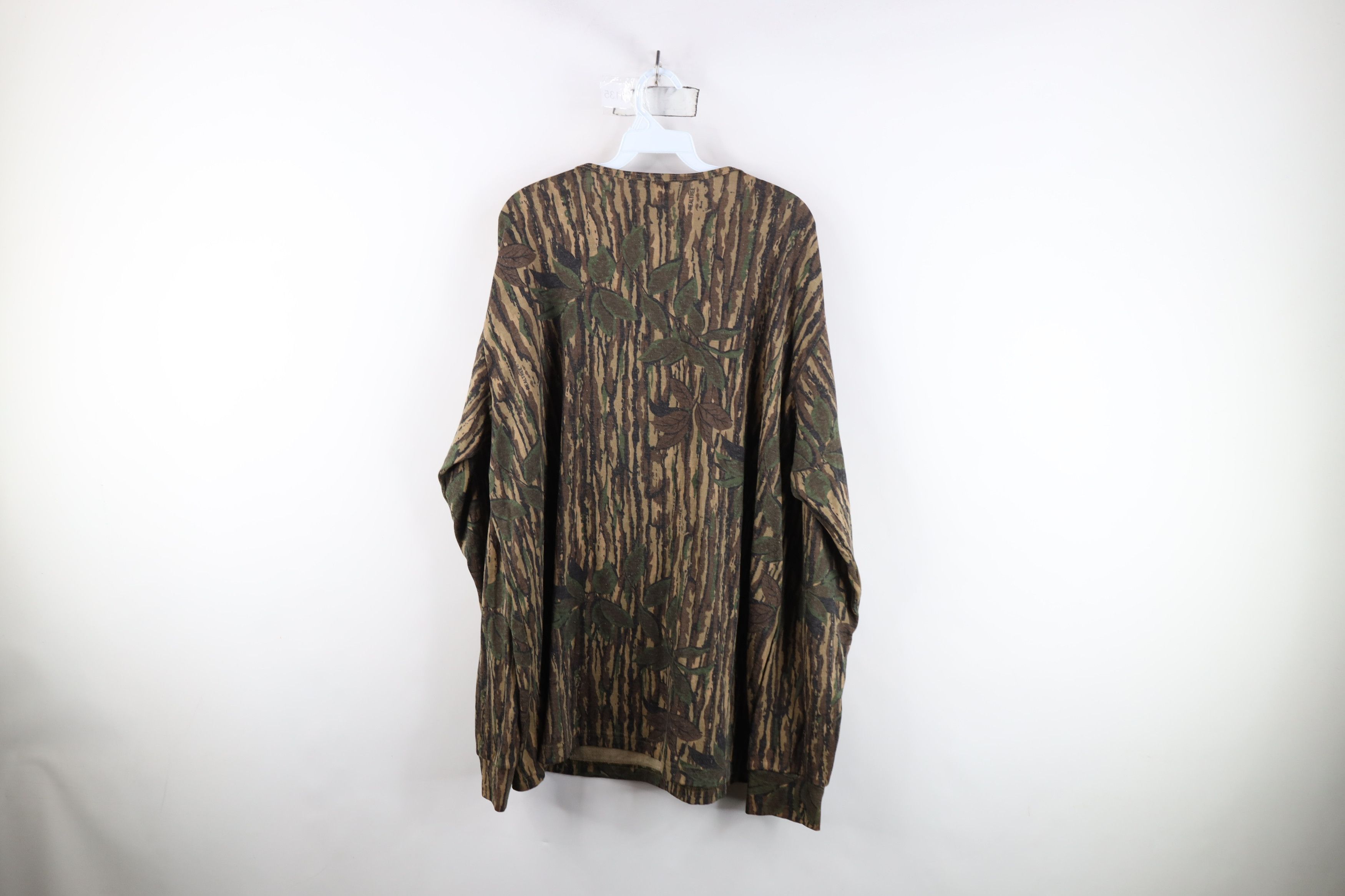 Vintage Vintage 90s Streetwear Knit Camouflage Henley T-Shirt US Size US XXL / EU 58 / 5 - 11 Thumbnail