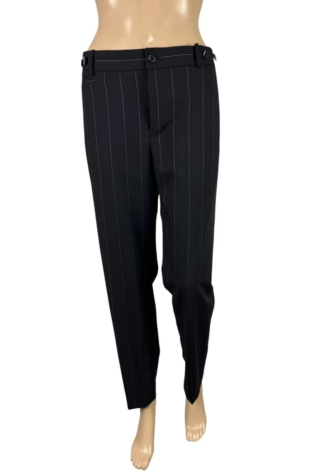 Polo Ralph Lauren Polo Ralph Lauren Striped Wool Dress Pants size 10 Size 32" / US 10 / IT 46 - 2 Thumbnail