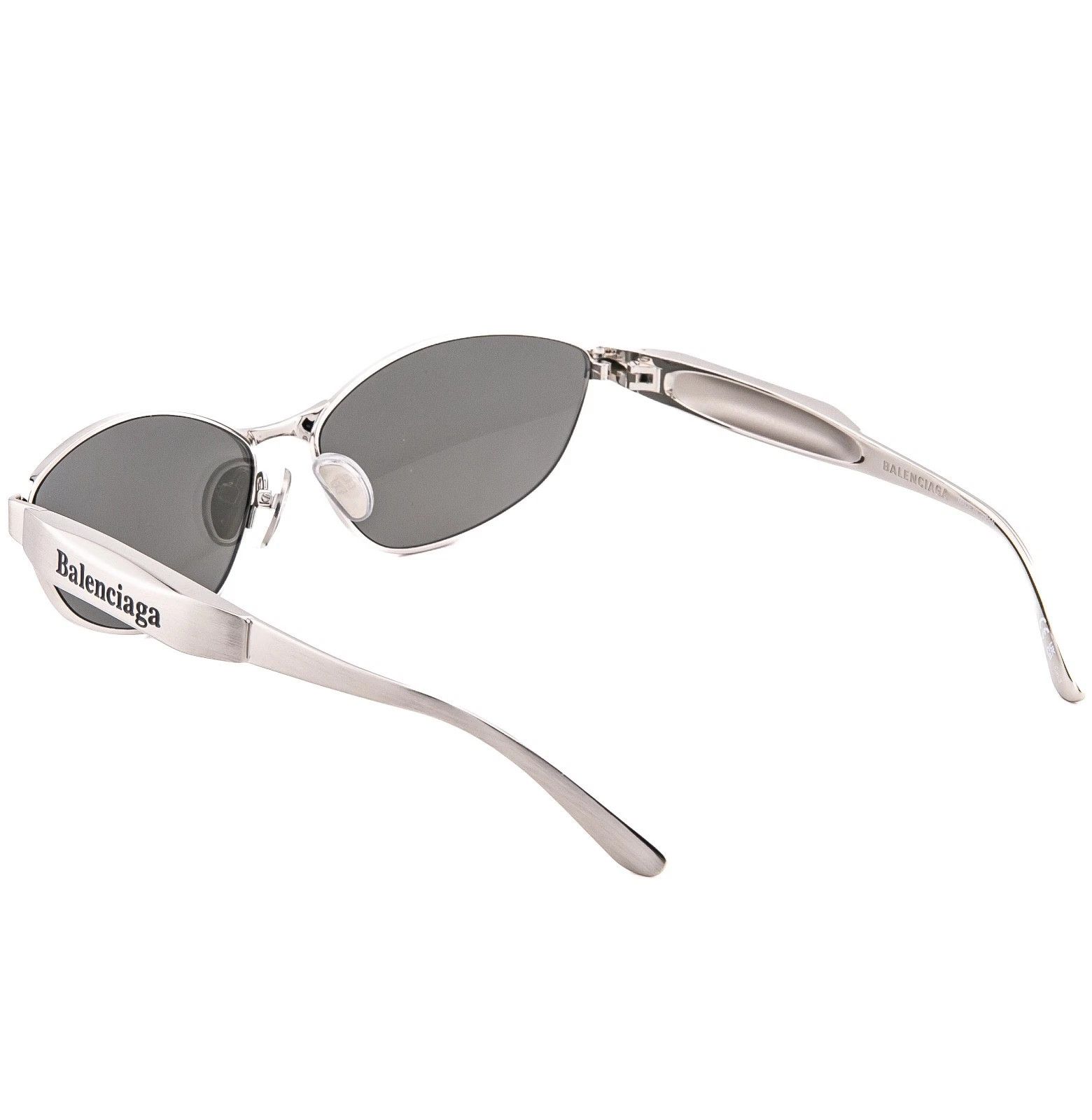 Balenciaga BALENCIAGA 0356 Silver Mirror 004 Fashion Sunglasses BB0356S Size ONE SIZE - 3 Thumbnail