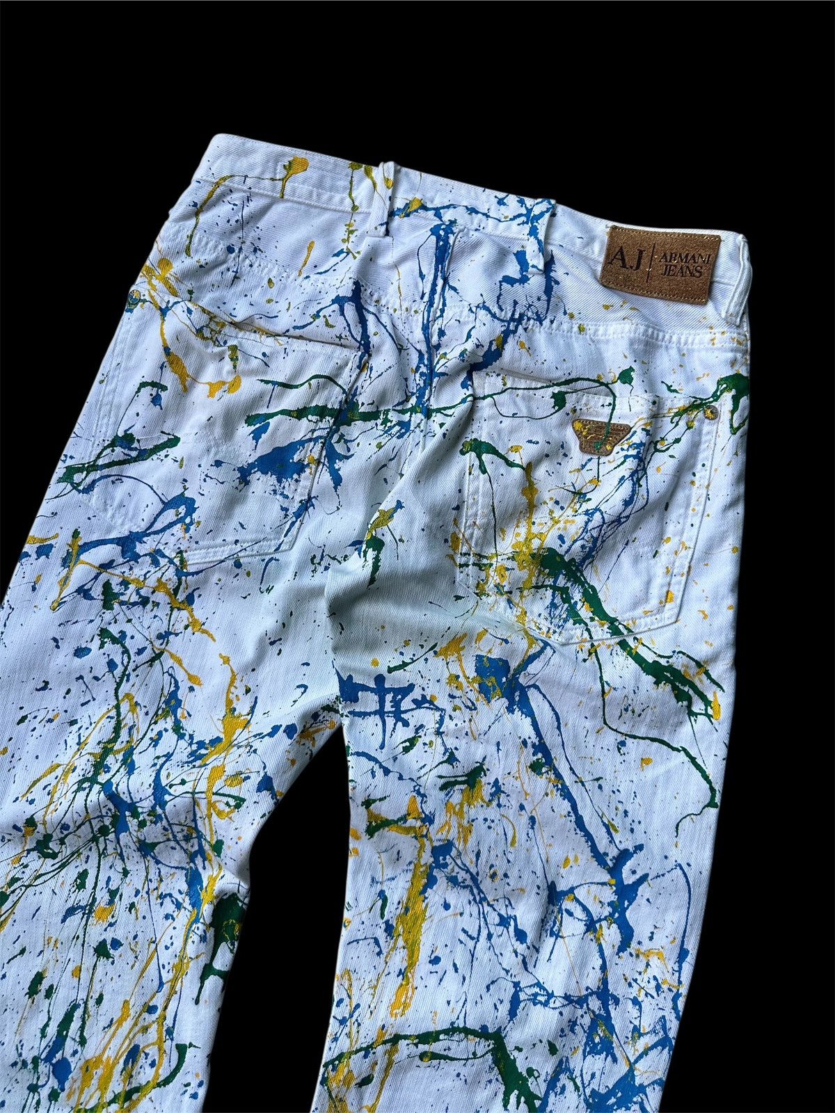 Armani Exchange Armani Jeans Extra Slim J10 Painy Splatter Size US 31 - 3 Thumbnail