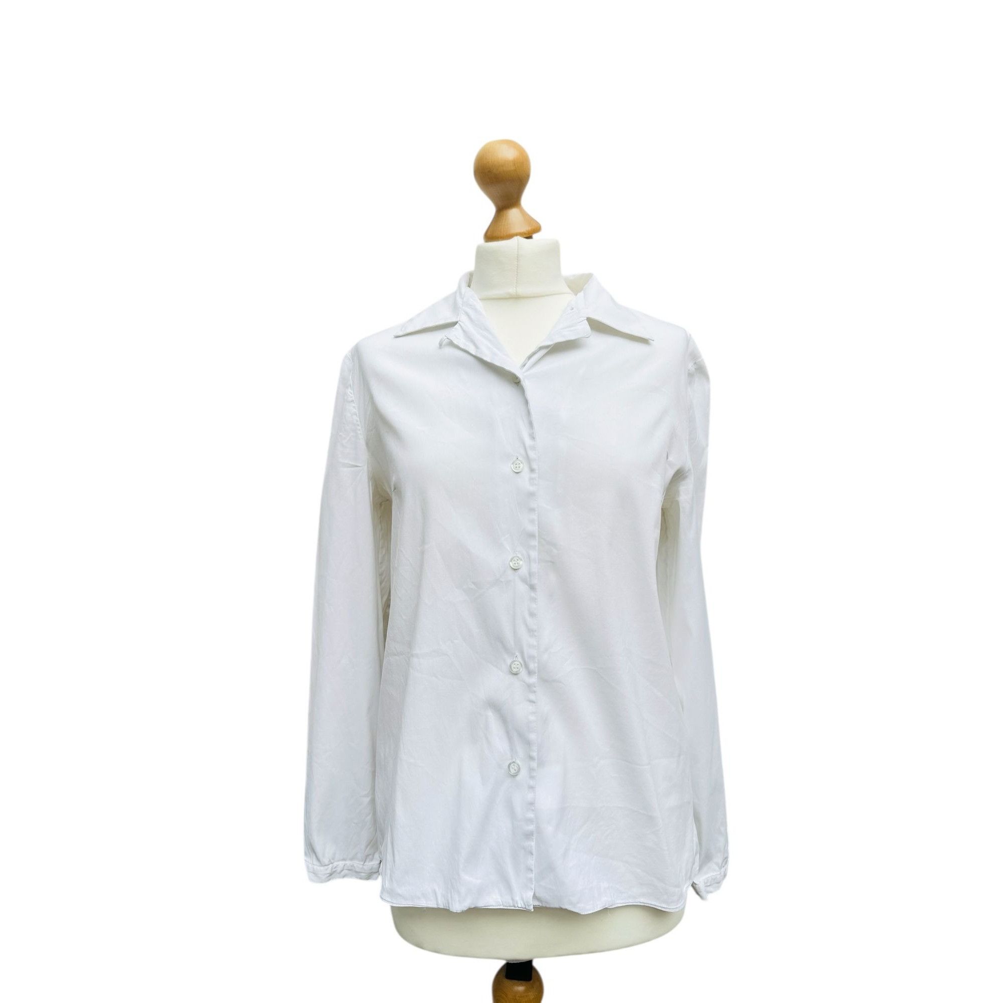 Prada Classic White Shirt Size L / US 10 / IT 46 - 1 Thumbnail