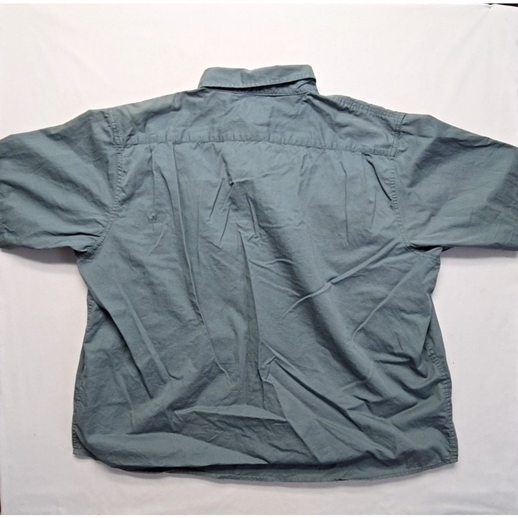 Wrangler Wrangler Premium Quality Blue 3XL Short Sleeve Button Up Size US XXL / EU 58 / 5 - 6 Thumbnail