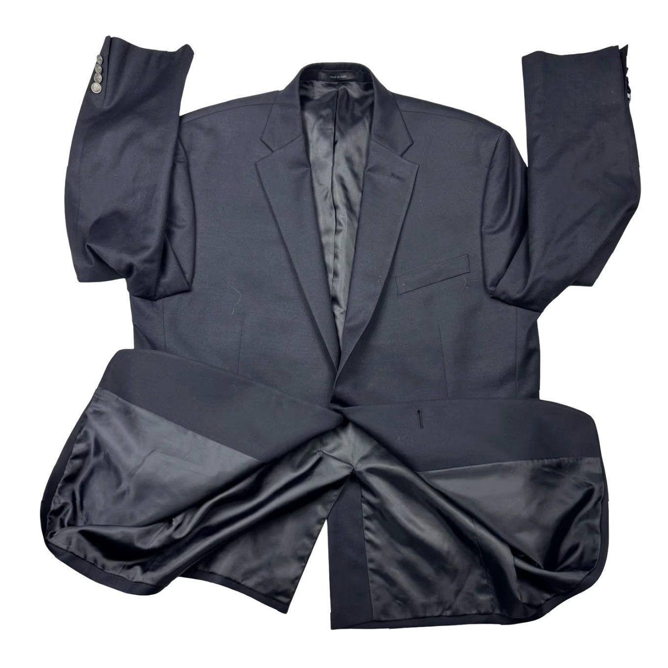 Michael Kors Michael Kors Men’s Wool 2-Button Blazer/Jacket Black 46R Jacket Blazer Mens Wool Black 46R Kors Size 46R - 3 Thumbnail