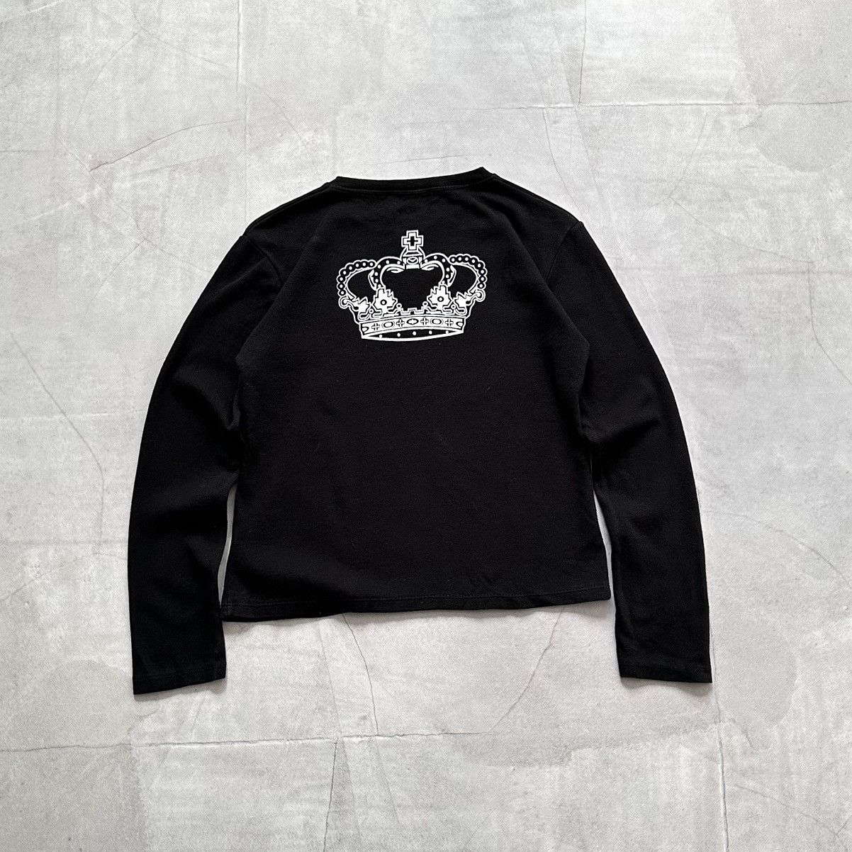 20471120 × Hysteric Glamour × If Six Was Nine 00s Crown Hysteric Glamour Style Punk Long Sleeve T Shirt Size M / US 6-8 / IT 42-44 - 1 Thumbnail