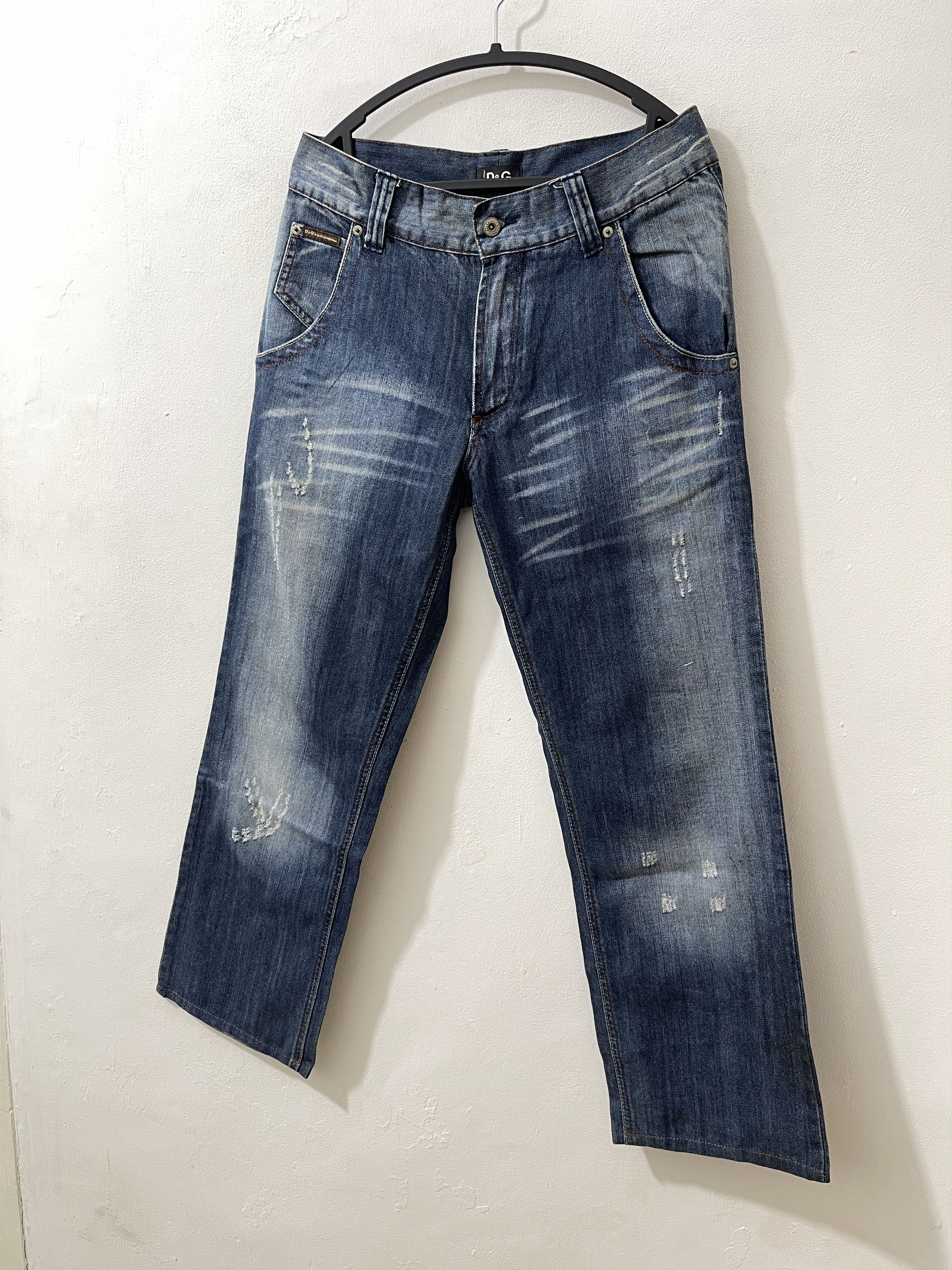Dolce & Gabbana Dolce & Gabbana Distressed Clawmark Baggy Pants Size US 32 / EU 48 - 2 Thumbnail