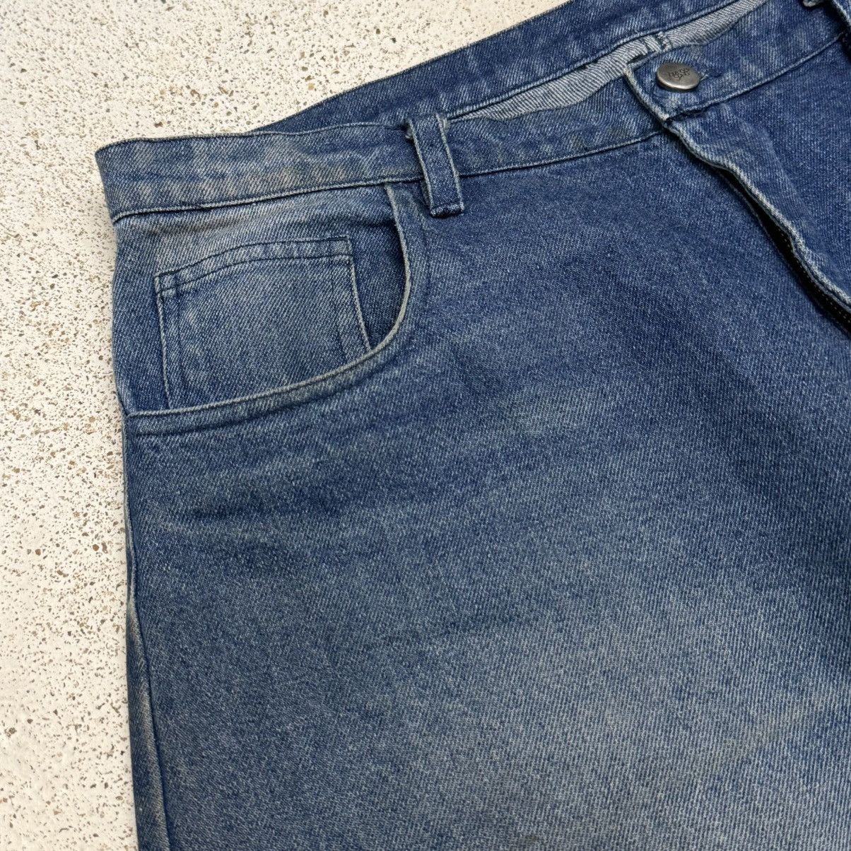 Japanese Brand Wide Leg Ballon Younger Sons Embroidery Denim Pants Size US 32 / EU 48 - 8 Thumbnail