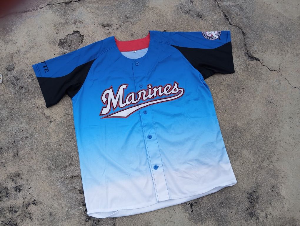 Japanese Brand NPB Mariners Chiba Lotte ⚾ Jersey Baseball Japan 🎌 Size US L / EU 52-54 / 3 - 2 Thumbnail