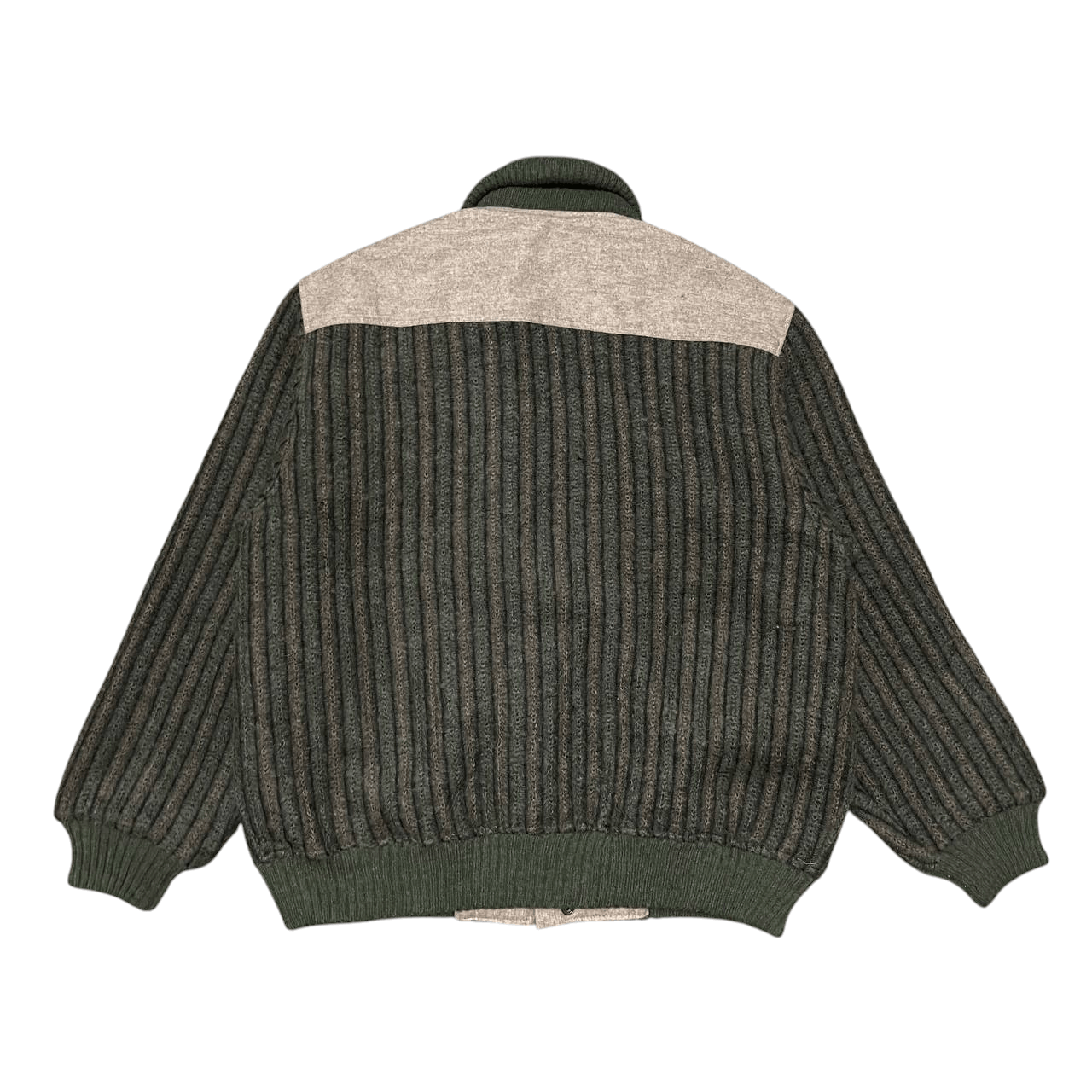 Issey Miyake Vintage Sam Austin Wool Knitted Bomber Jacket Issey Miyake Size US M / EU 48-50 / 2 - 11 Thumbnail