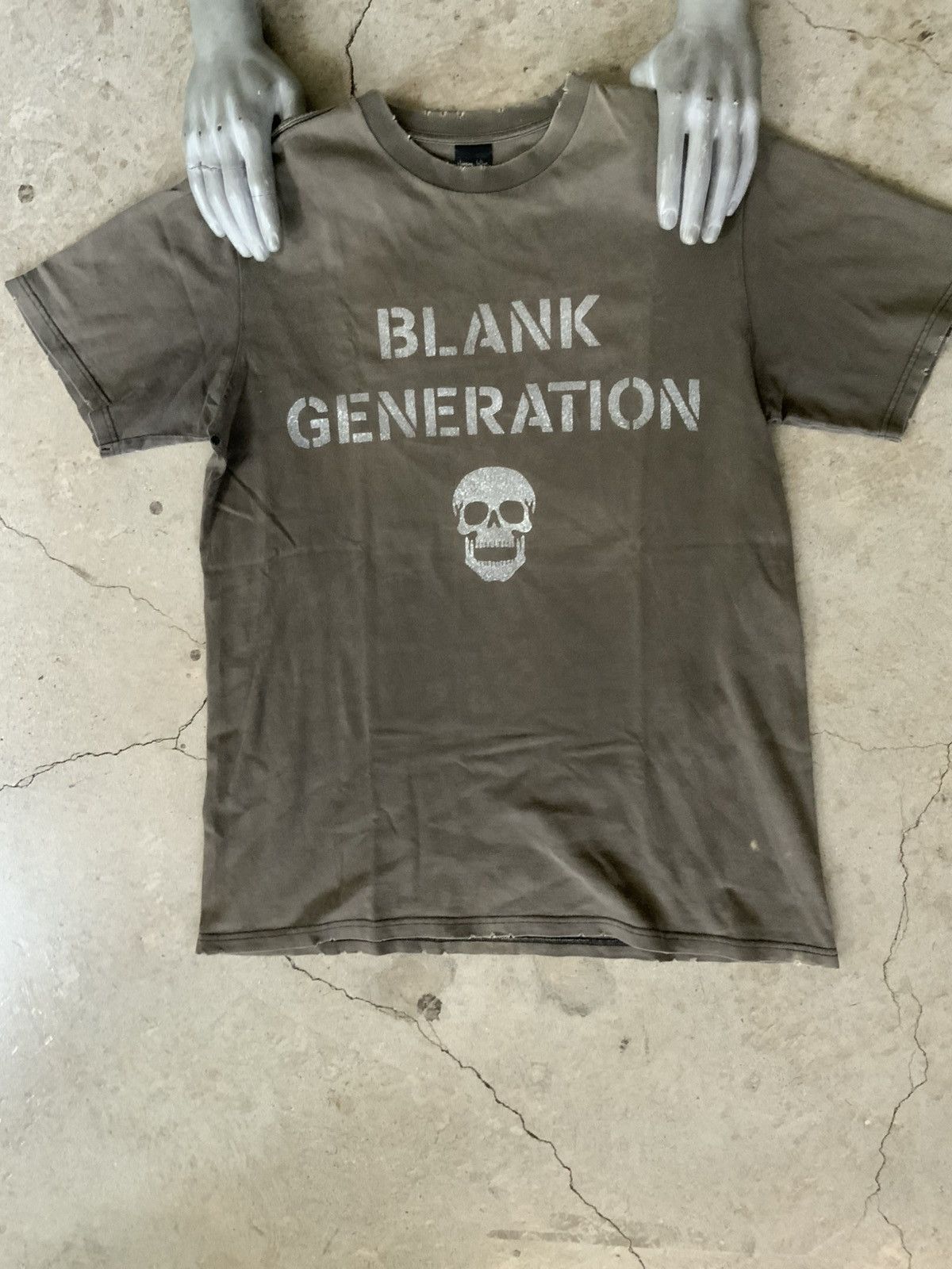 Number (N)ine Number Nine 2004 Blank Generation skull T