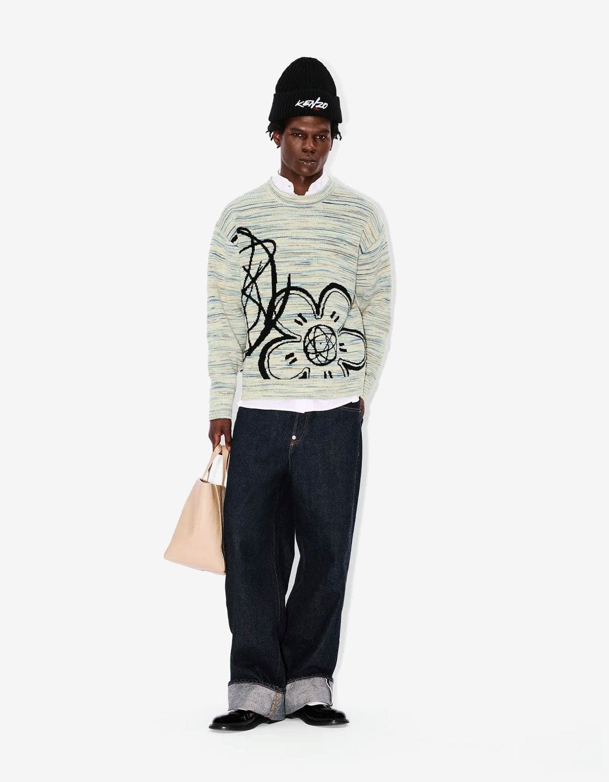 Kenzo Kenzo x Futura 2000 Reversible Wool Jumper Size US M / EU 48-50 / 2 - 6 Thumbnail