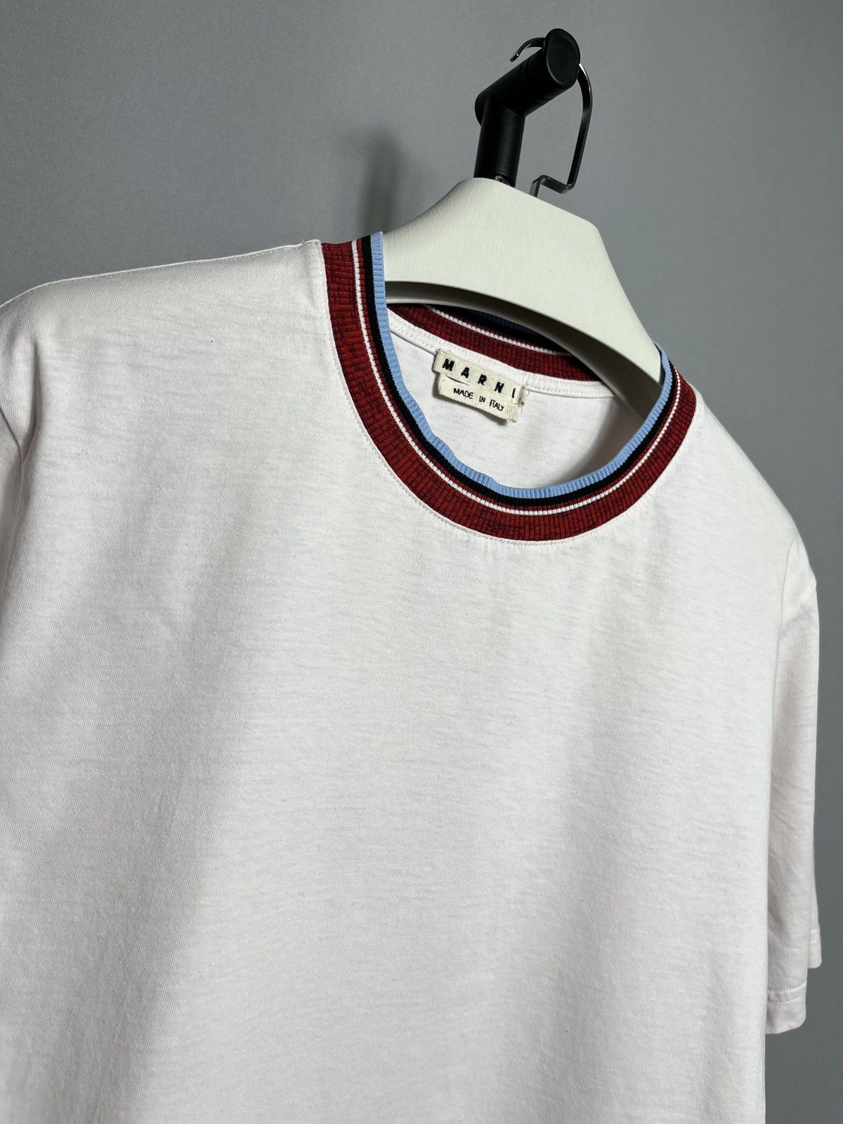 Marni marni humu0011el mens t-shirt light pink short sleeve cotton Size US XL / EU 56 / 4 - 3 Thumbnail