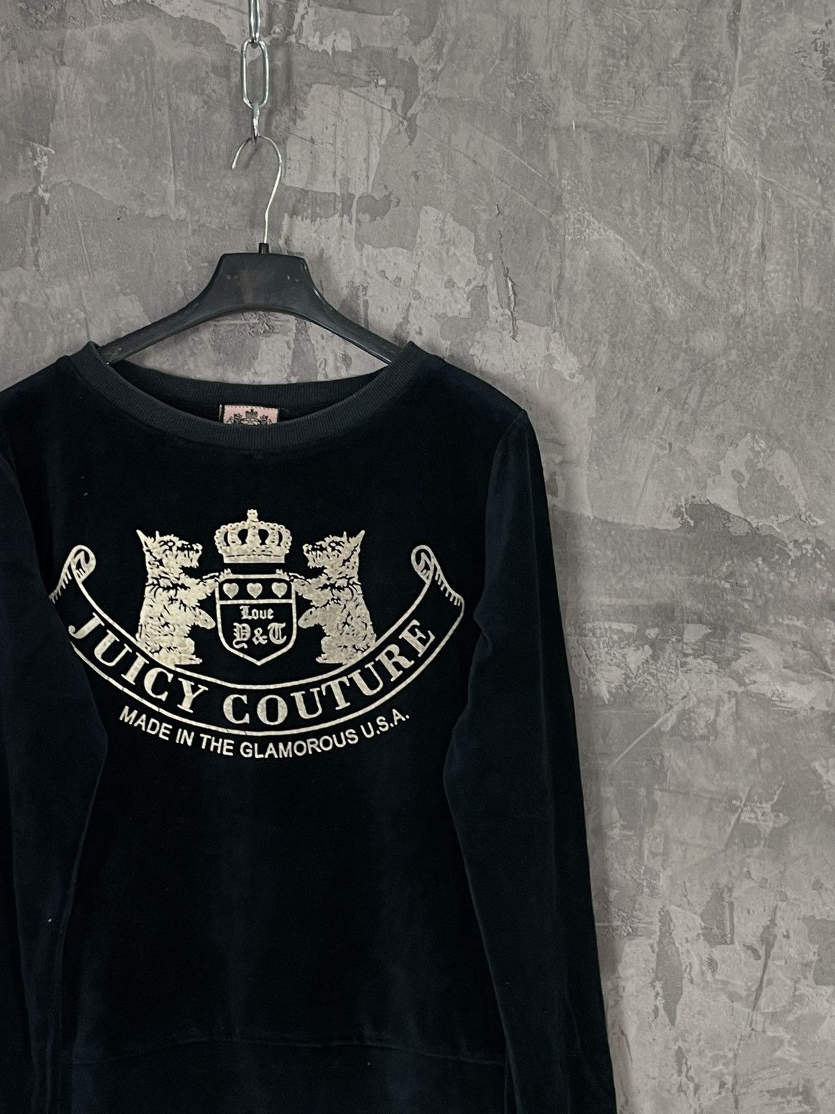 Hysteric Glamour × Juicy Couture × Vintage Juicy Couture Y2K Velour Glamour Sweatshirt Size M / US 6-8 / IT 42-44 - 3 Thumbnail
