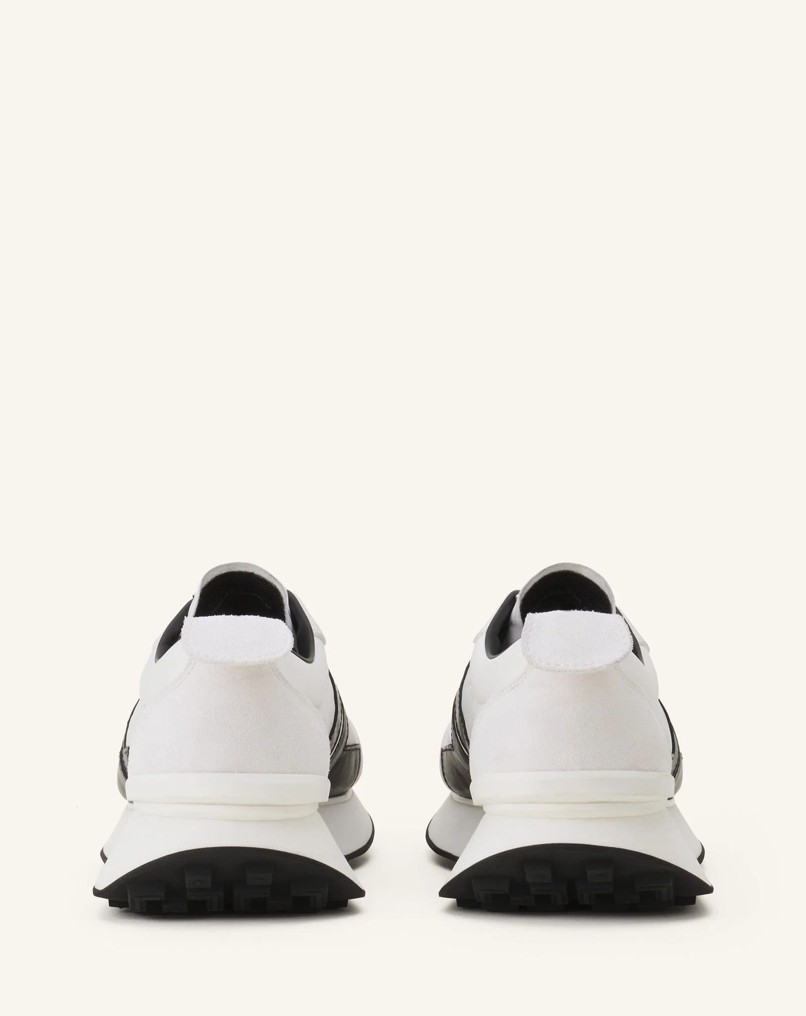 Lanvin os11x0526 Bumpr Nylon and Suede Sneakers in White/Black Size US 9 / IT 39 - 3 Thumbnail