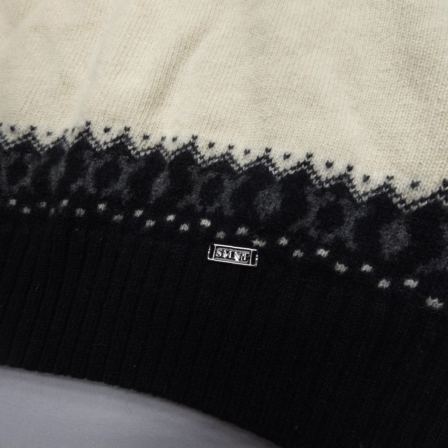 Vintage Sementa Fair Isle Wool Sweater Mens Medium Nordic 1/4 Zip Knit Apres Ski Size US M / EU 48-50 / 2 - 3 Thumbnail