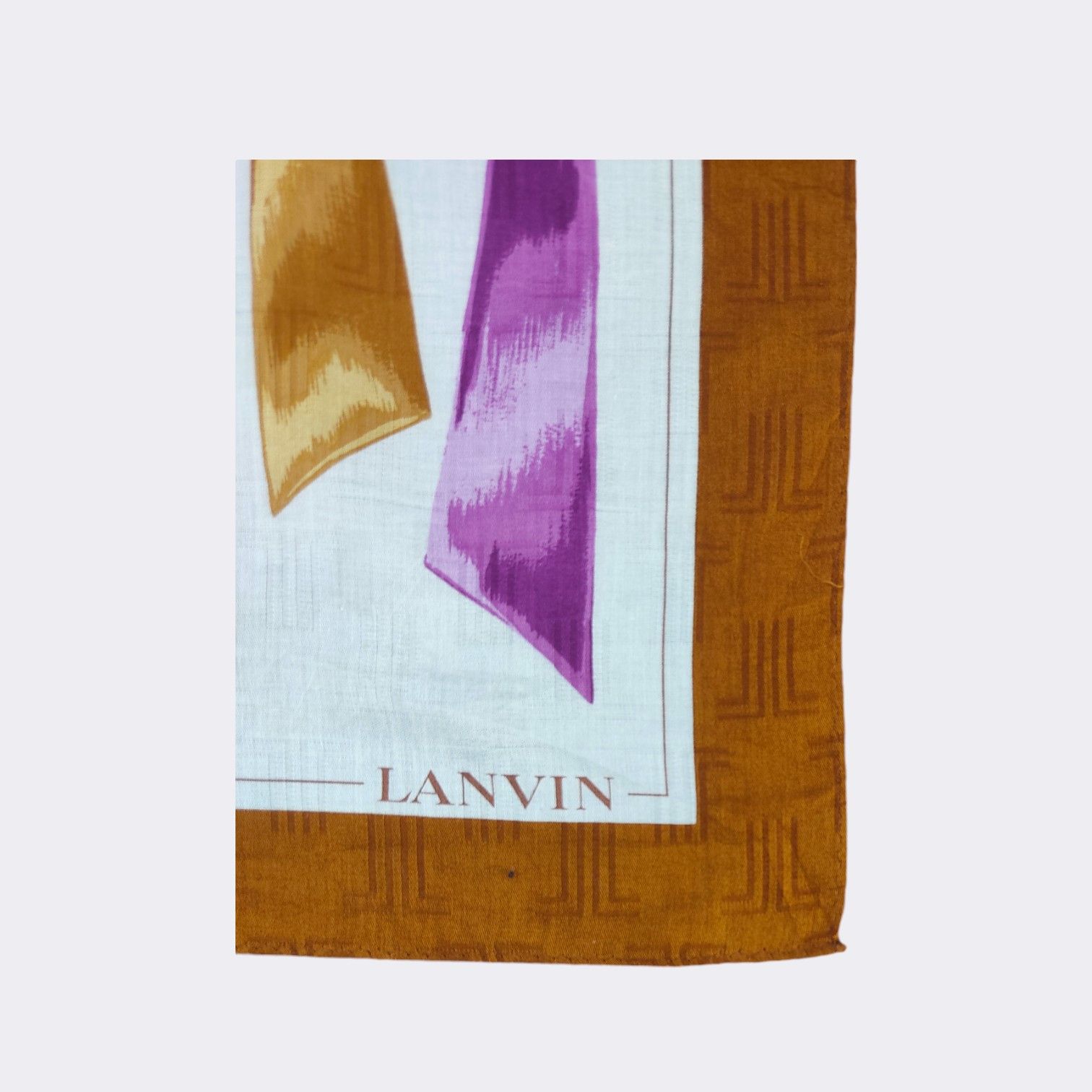Lanvin Vintage Lanvin Handkerchief Neckerchief Bandana H246M Size ONE SIZE - 3 Thumbnail