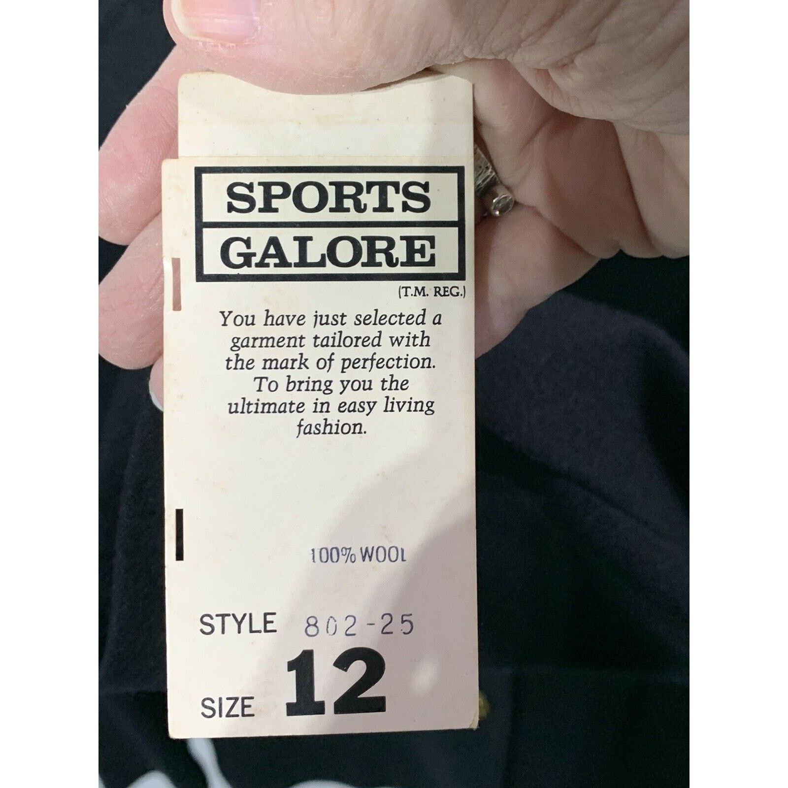 Vintage Sports Galore Vintage Deadstock Long Sleeve Blazer Wool Size L / US 10 / IT 46 - 5 Thumbnail