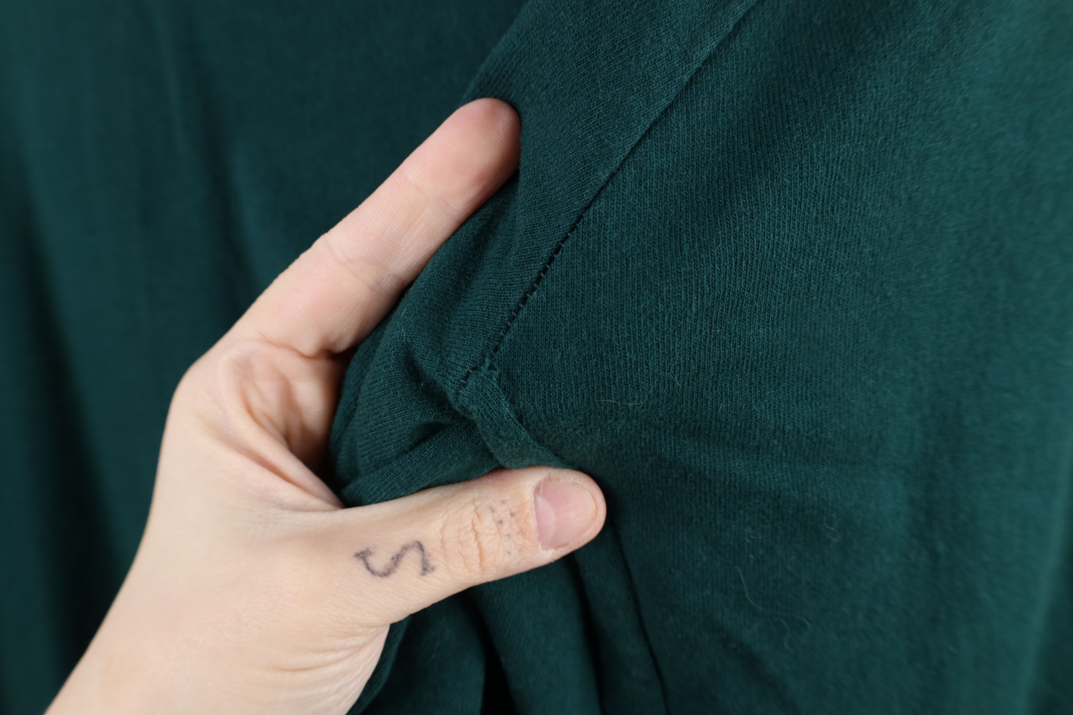 Vintage Vintage 90s Streetwear Cotton Long Sleeve T-Shirt Green USA Size US M / EU 48-50 / 2 - 6 Thumbnail