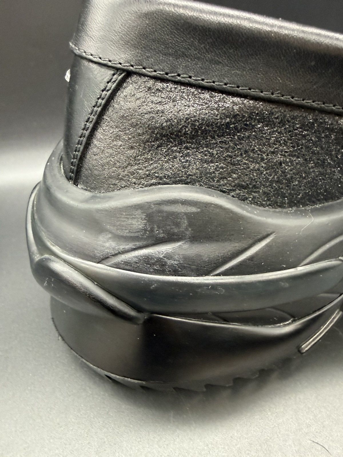 Maison Margiela Maison Margiela Tassel Loafer Sneaker Sole — Black Leather Size US 12 / EU 45 - 17 Thumbnail