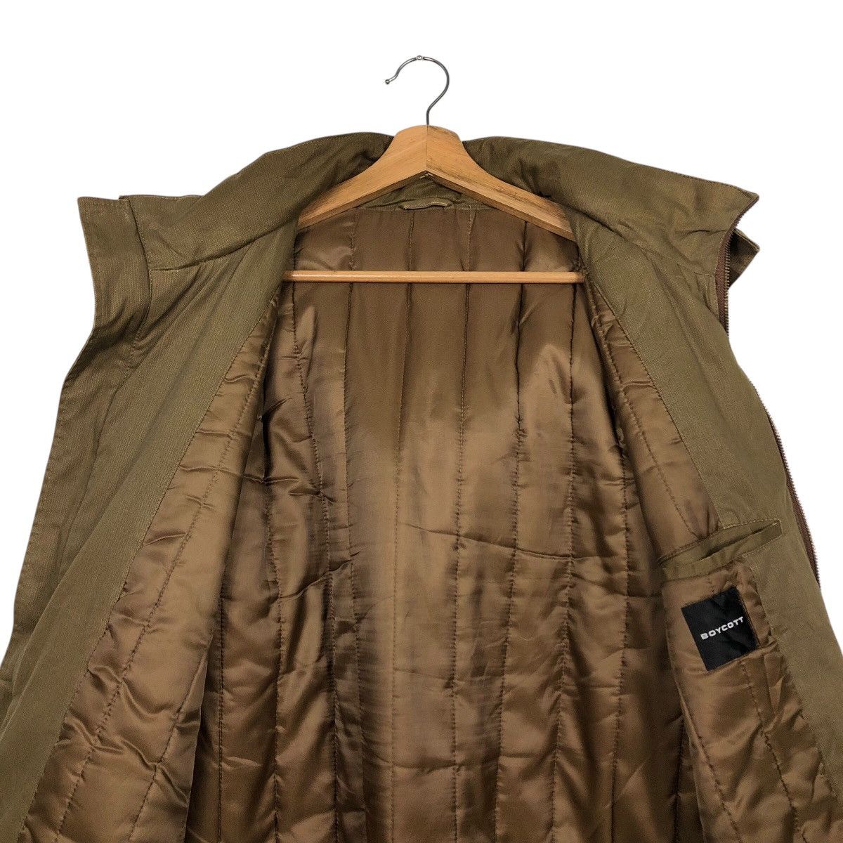 Boycott × Japanese Brand 📌Vintage Chore Bomber Jacket Boycott Mink Fur Hoodie Size US M / EU 48-50 / 2 - 16 Thumbnail