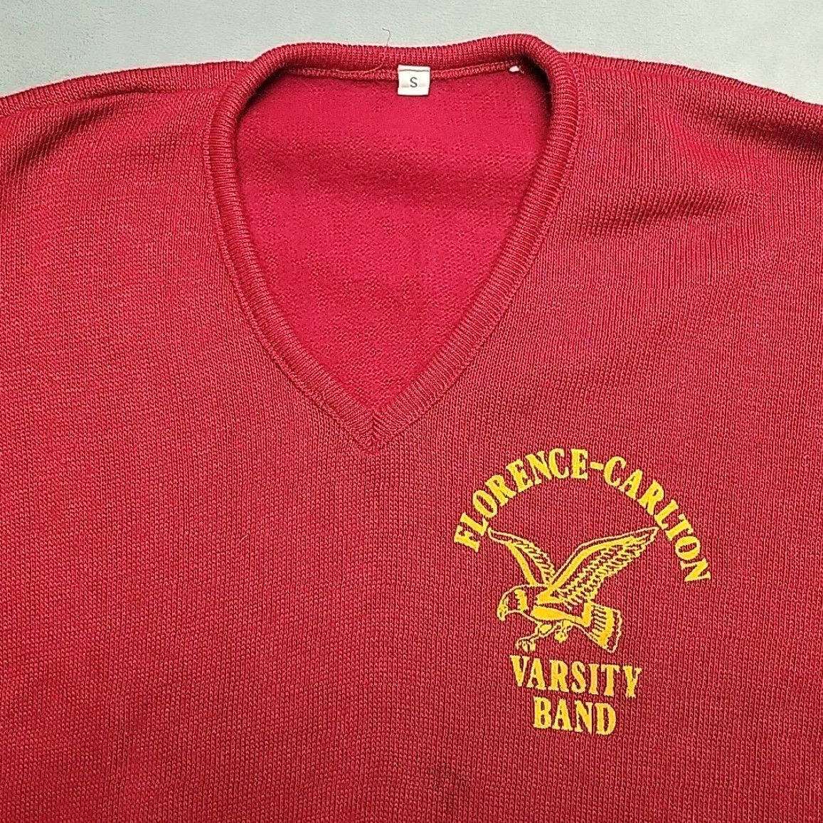 Vintage VINTAGE Florence Carlton Sweater Womens S Red Knit 70s 80s Varsity Montana USA Florence Carlton Sweater Womens S Red Knit 70s 80s Varsity Montana USA Size S / US 4 / IT 40 - 4 Thumbnail