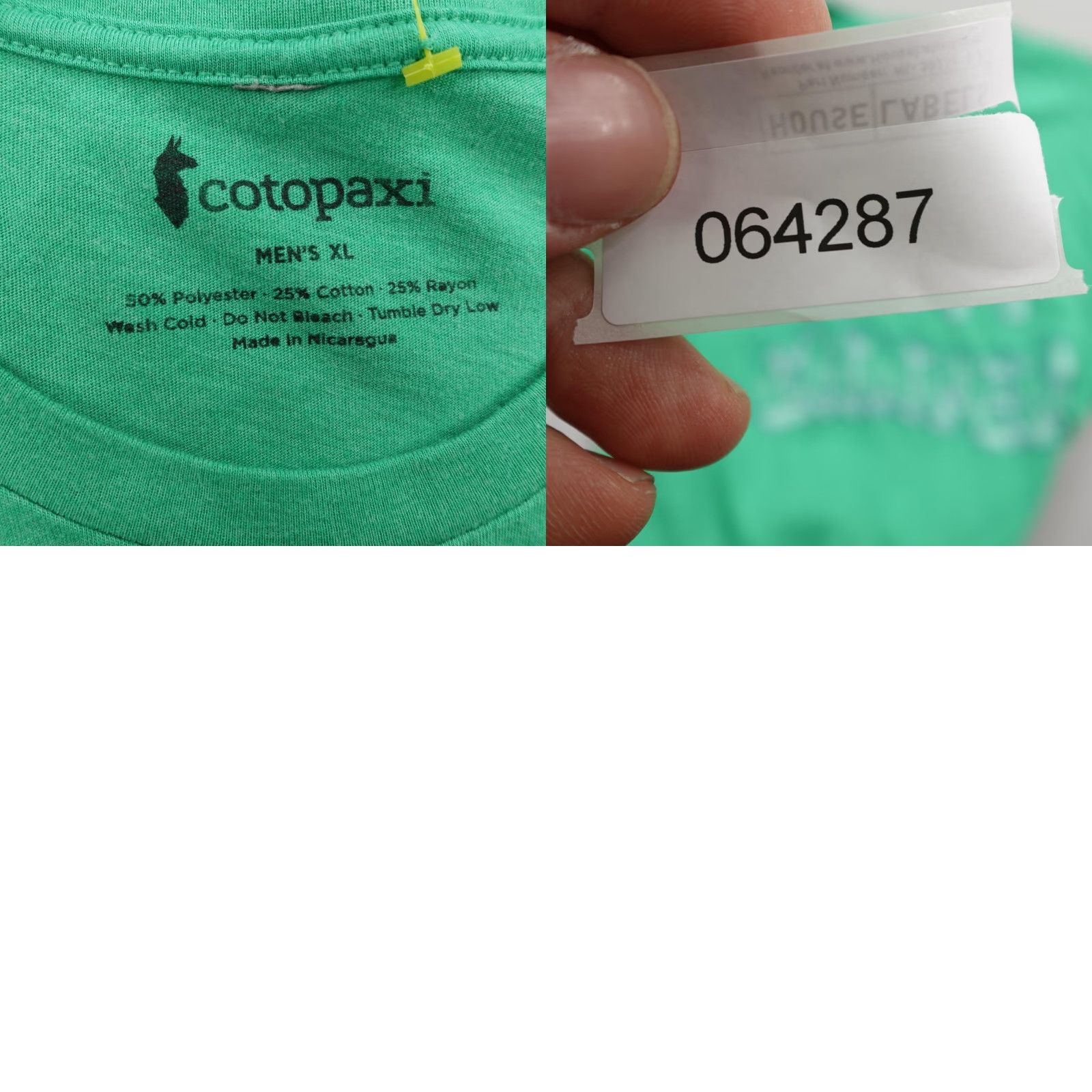 Cotopaxi Cotopaxi Shirt Mens XL Green Happy Camper Graphic Tee Outdoors Camping Hiking Mens XL Green Graphic Print T-Shirt Size US XL / EU 56 / 4 - 8 Thumbnail