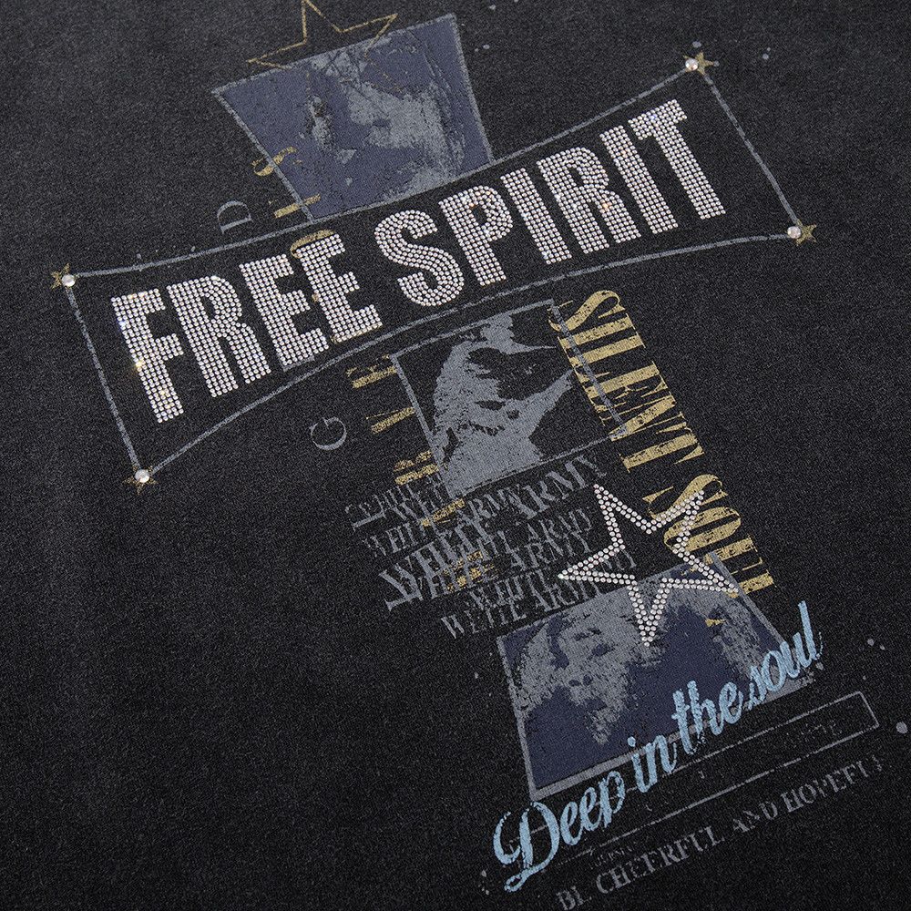 Japanese Brand Casual male punk cross distressed short-sleeved t-shirt Size US M / EU 48-50 / 2 - 4 Thumbnail