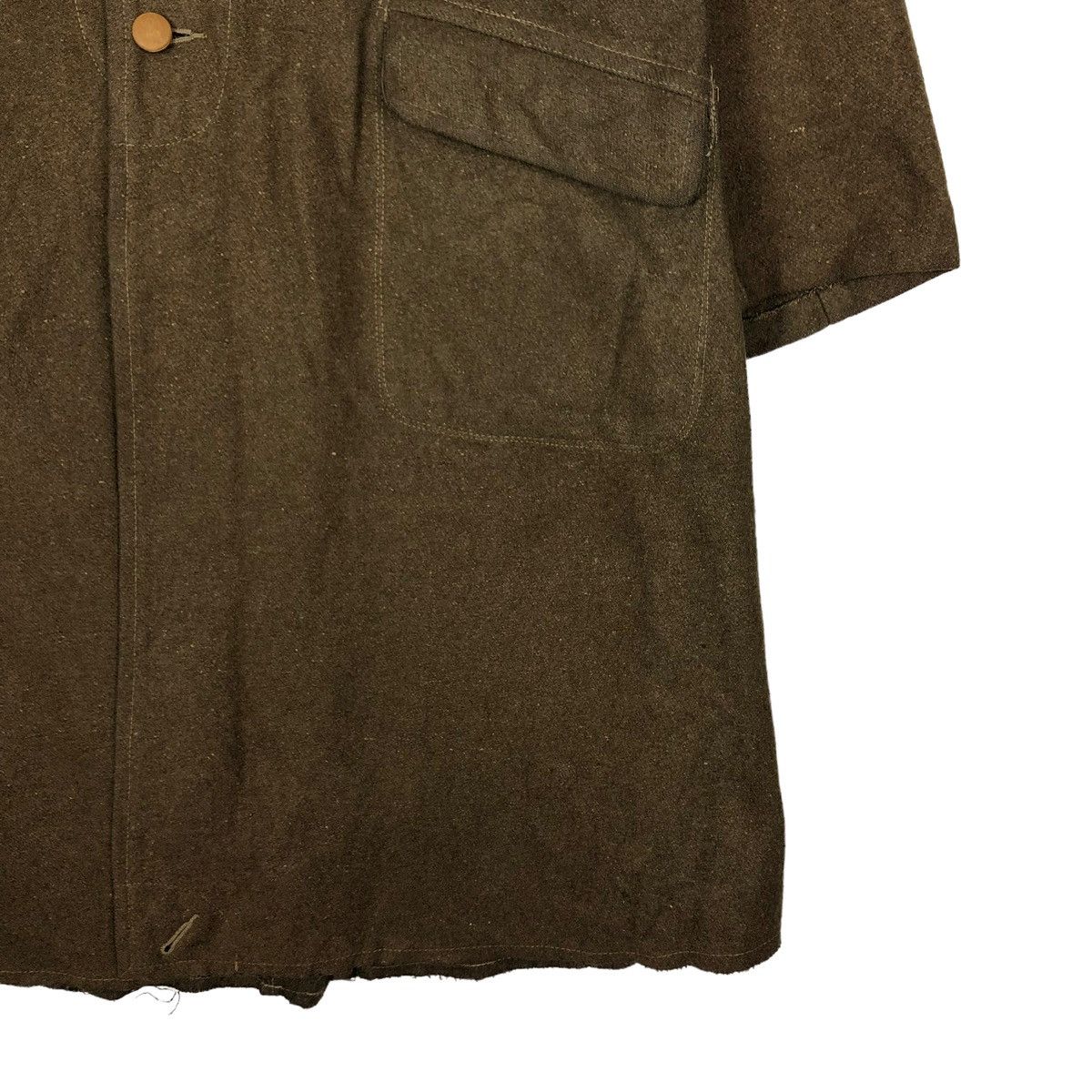 Vintage 🔥VINTAGE 1940’s LONG JACKET WOOL MILITARY USA FORCES USN Size US M / EU 48-50 / 2 - 6 Thumbnail