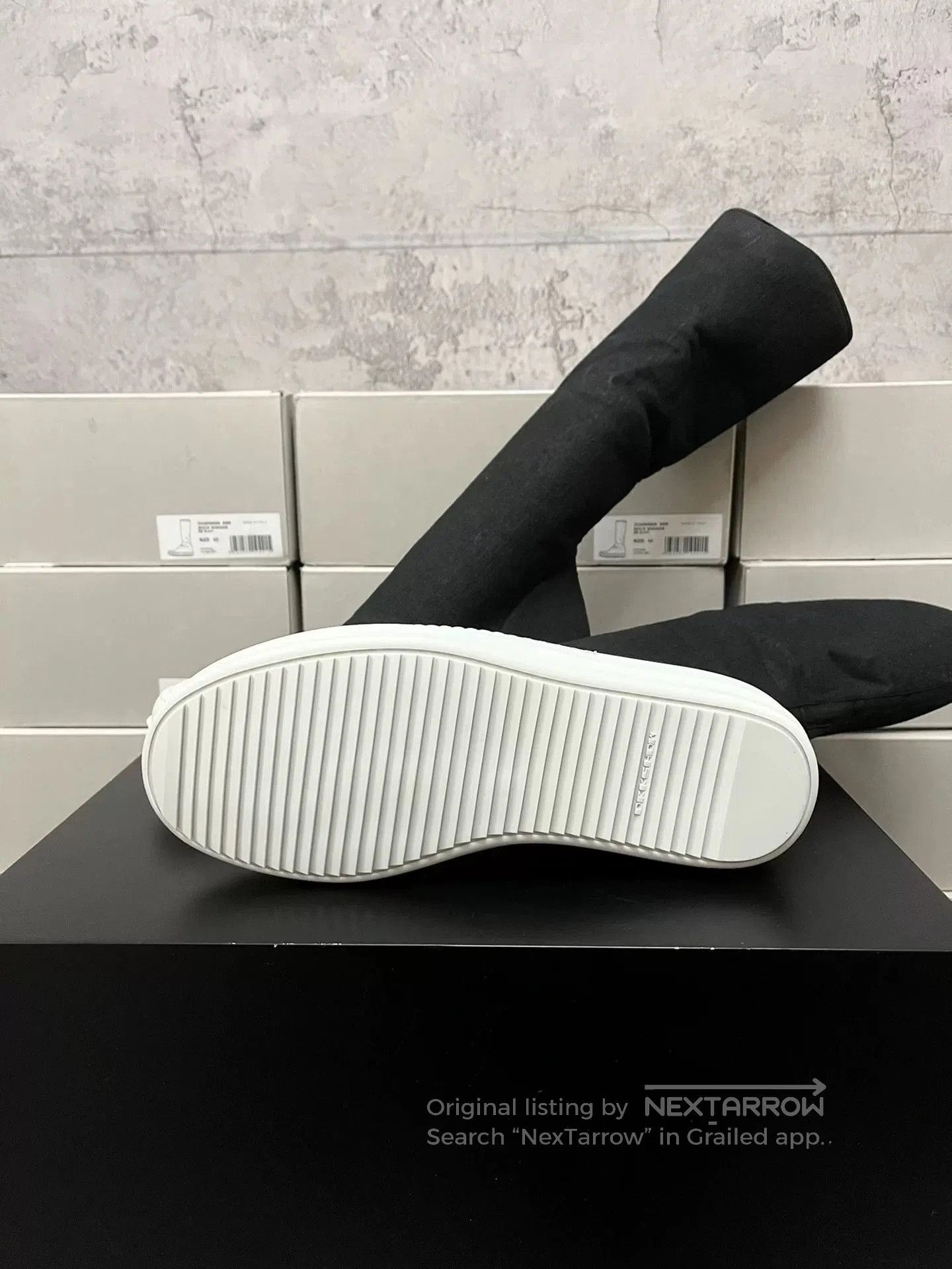 Rick Owens Rick Owens Waxed Knit Stretch Knee. Size US 7 / EU 40 - 3 Thumbnail