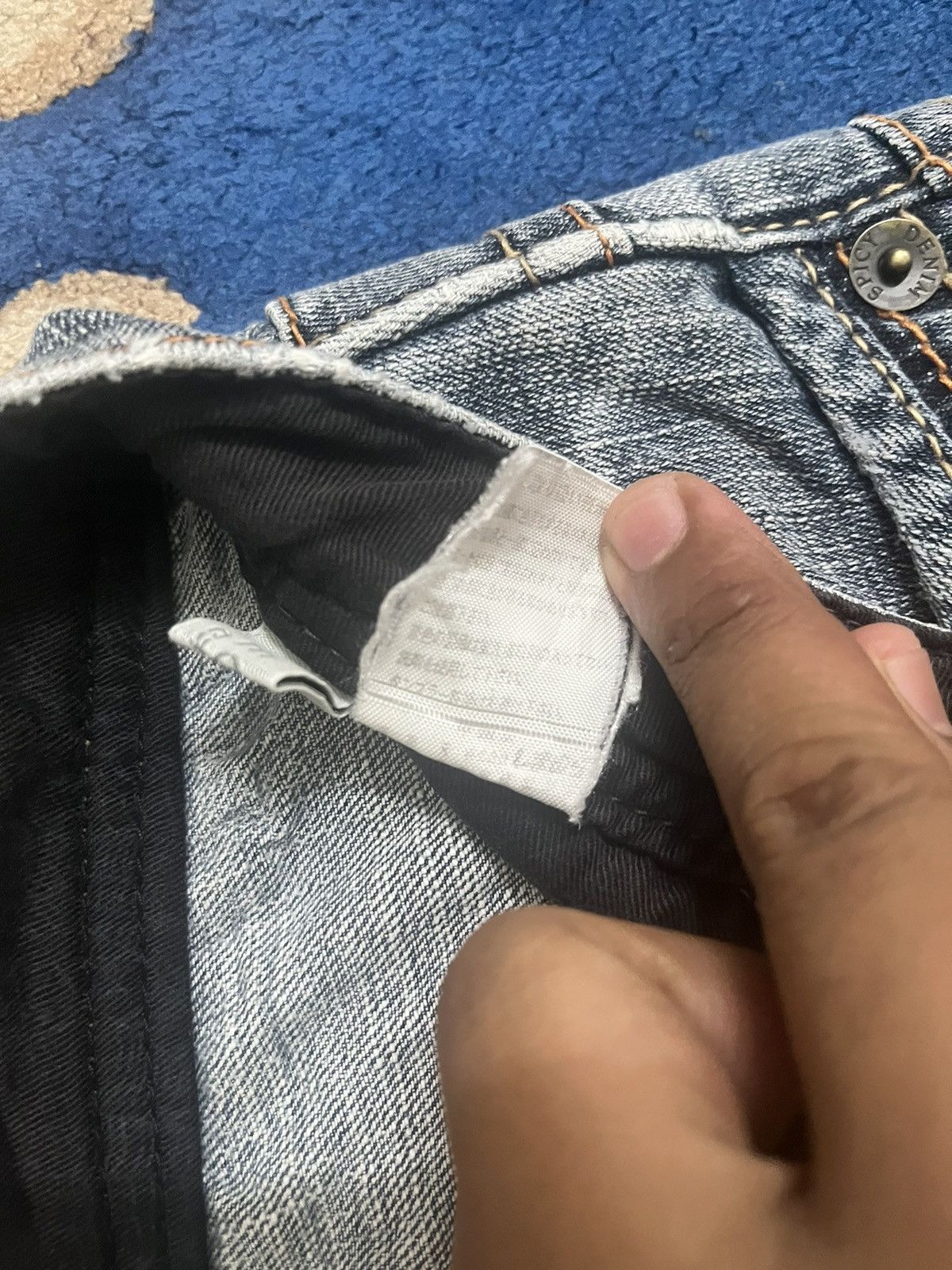 Japanese Brand × Vintage Vintage Spicy Denim Double Waist By Theoria Size US 30 / EU 46 - 13 Thumbnail