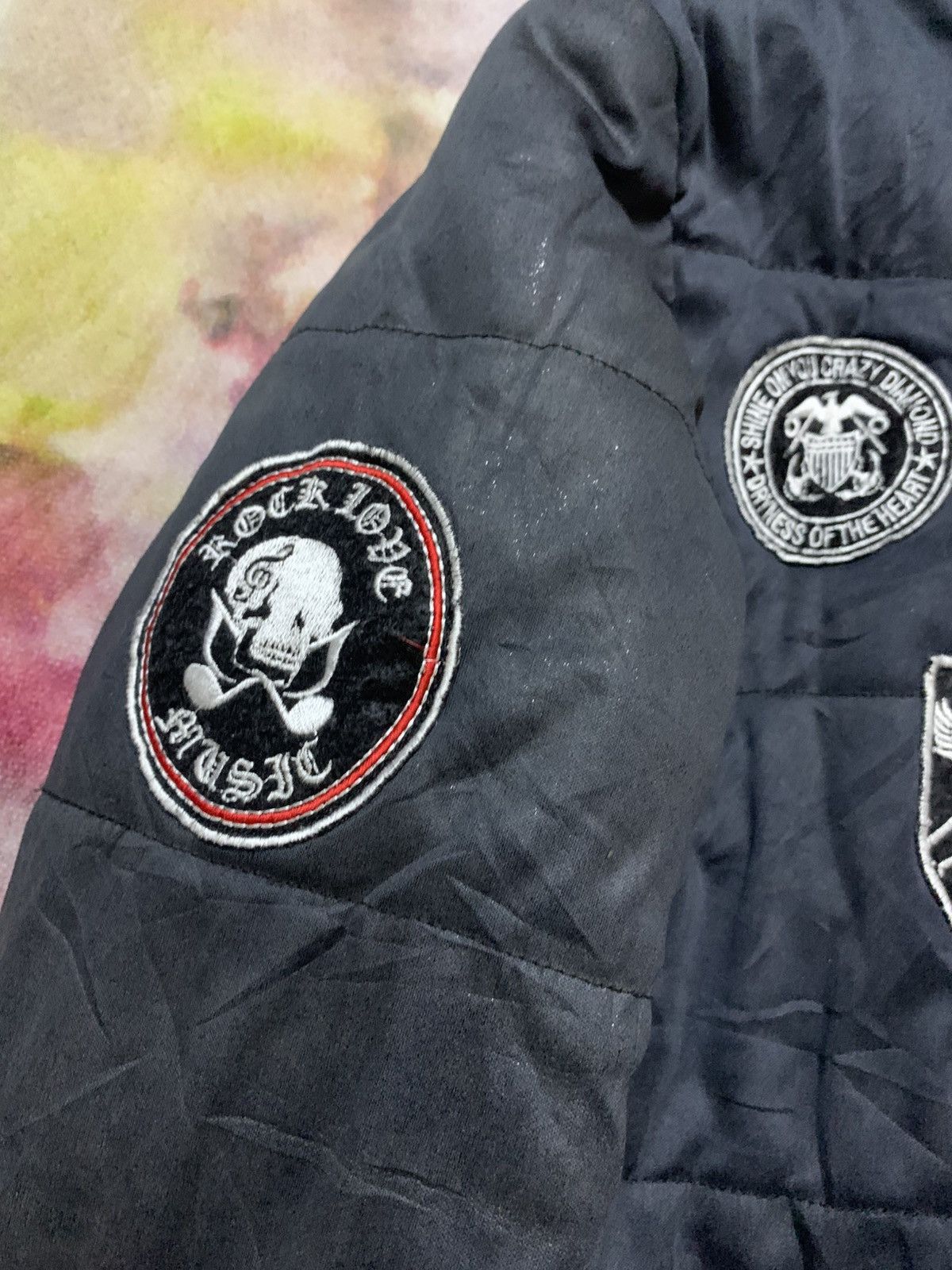 In The Attic In the Attic Apocalypse Goth Distress Puffer Jacket Size US M / EU 48-50 / 2 - 6 Thumbnail