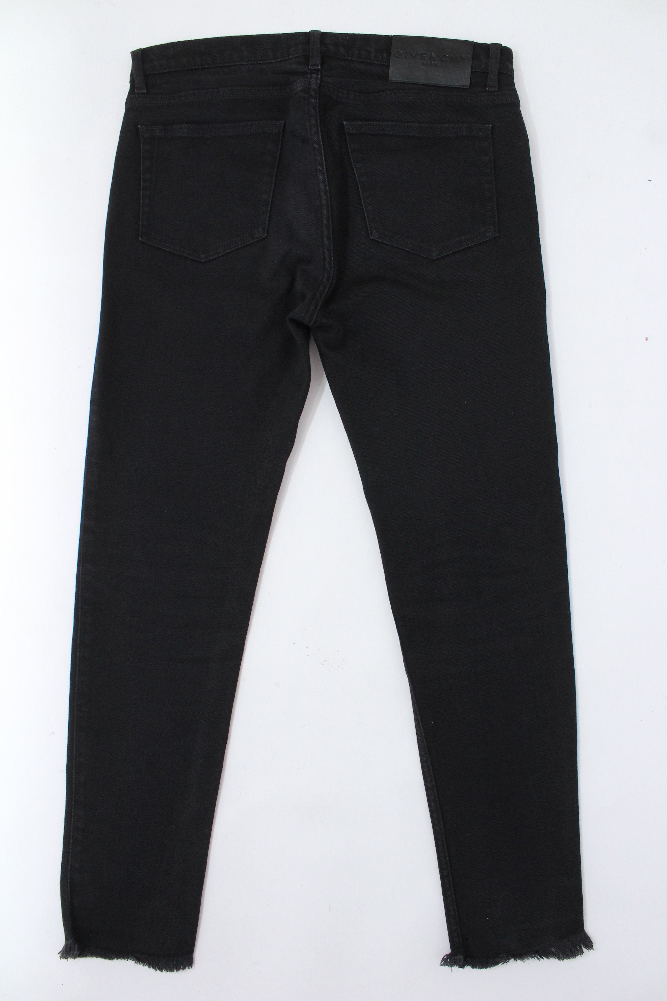 Givenchy Givenchy Distressed Raw Hem Slim Fit Denim Jeans Size 29 Size US 29 - 1 Thumbnail