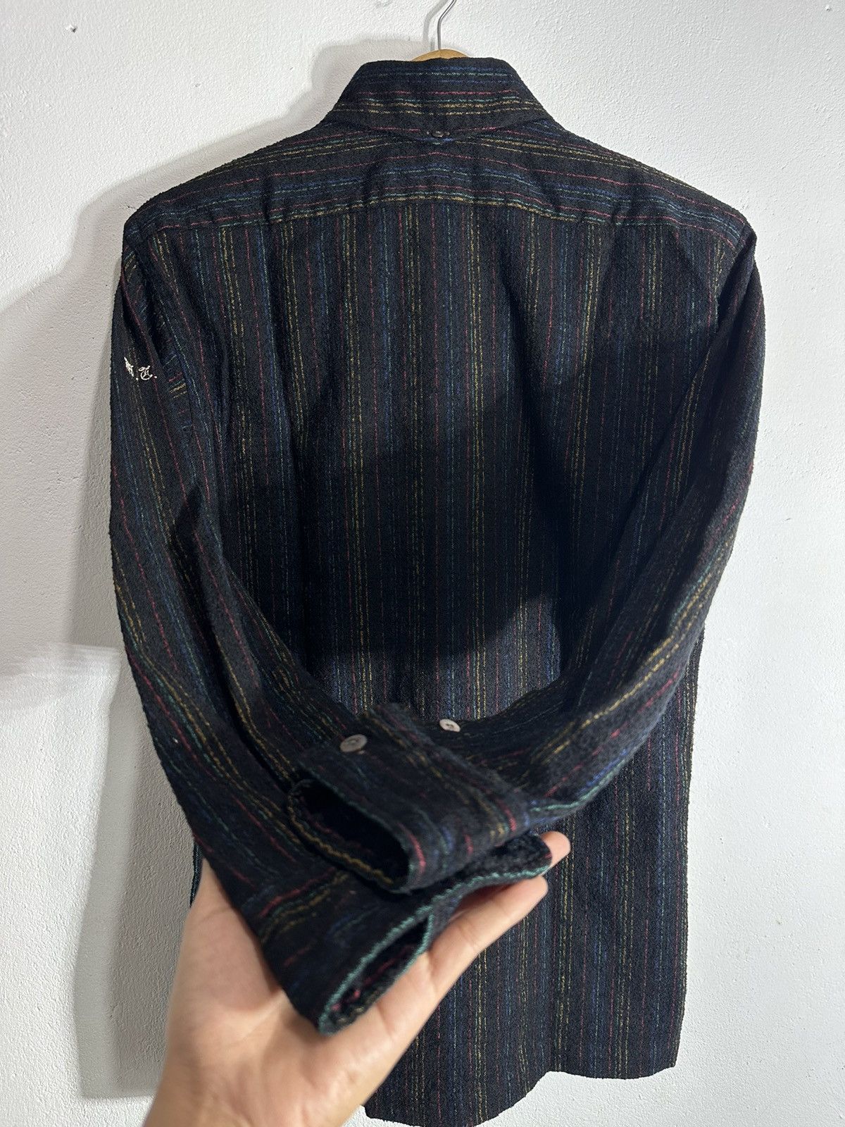 Issey Miyake WONDERFUL KYOTO WOOL SHIRT JAPANESE YSFORMEN ISSEY STYLE Size US M / EU 48-50 / 2 - 6 Thumbnail