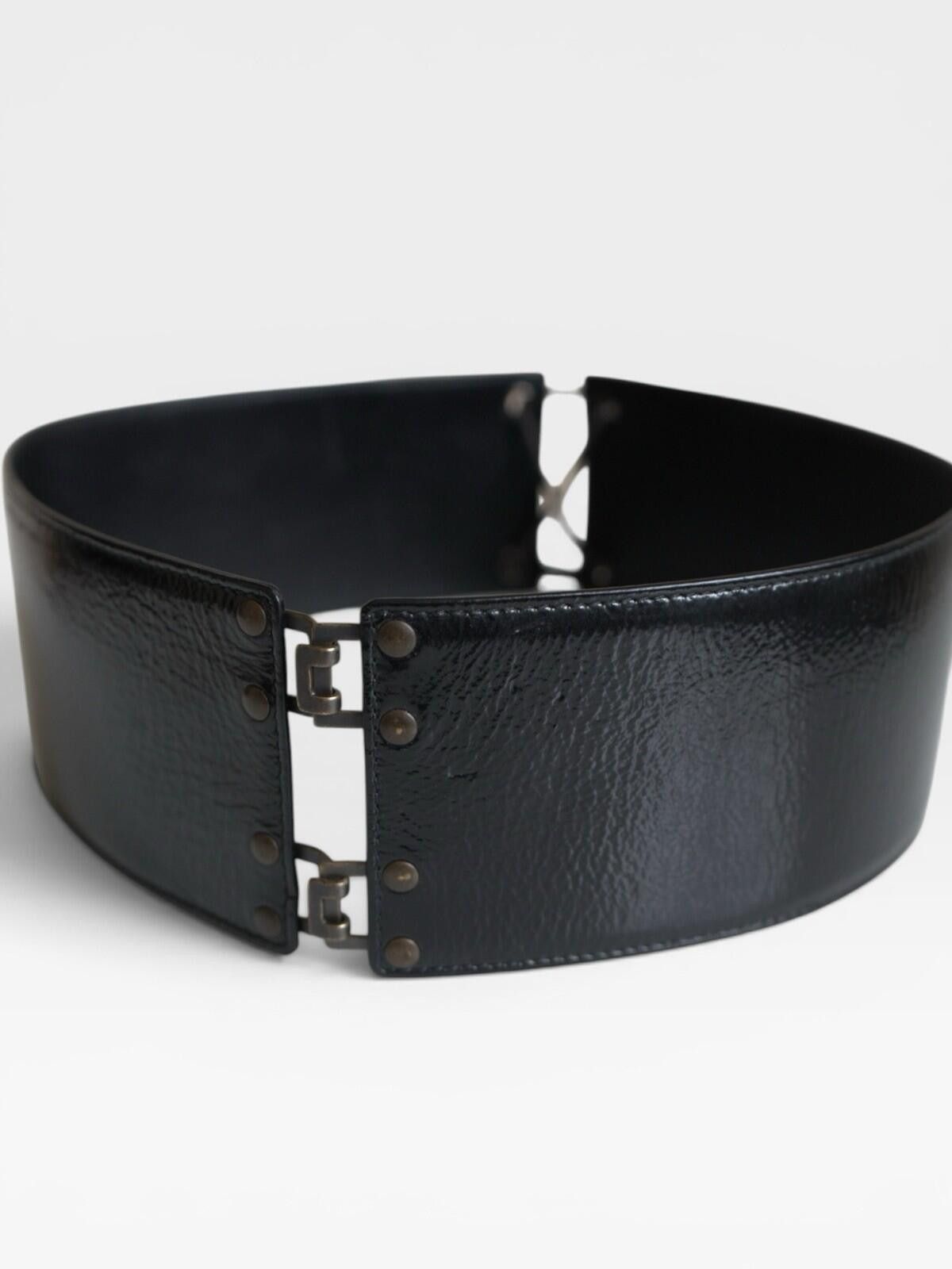 Saint Laurent Paris 2000s Yves Saint Laurent by Tom Ford Corset Waist Belt Size ONE SIZE - 6 Thumbnail