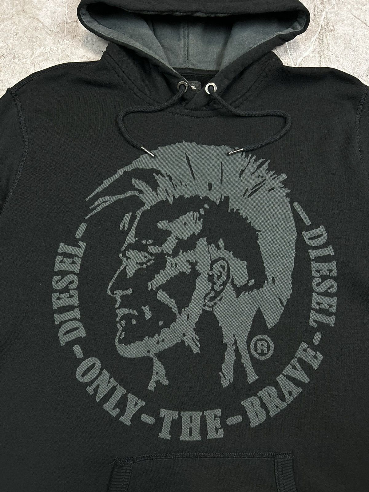 Diesel × Vintage DIESEL VINTAGE BIG LOGO HOODIE Size US M / EU 48-50 / 2 - 2 Thumbnail