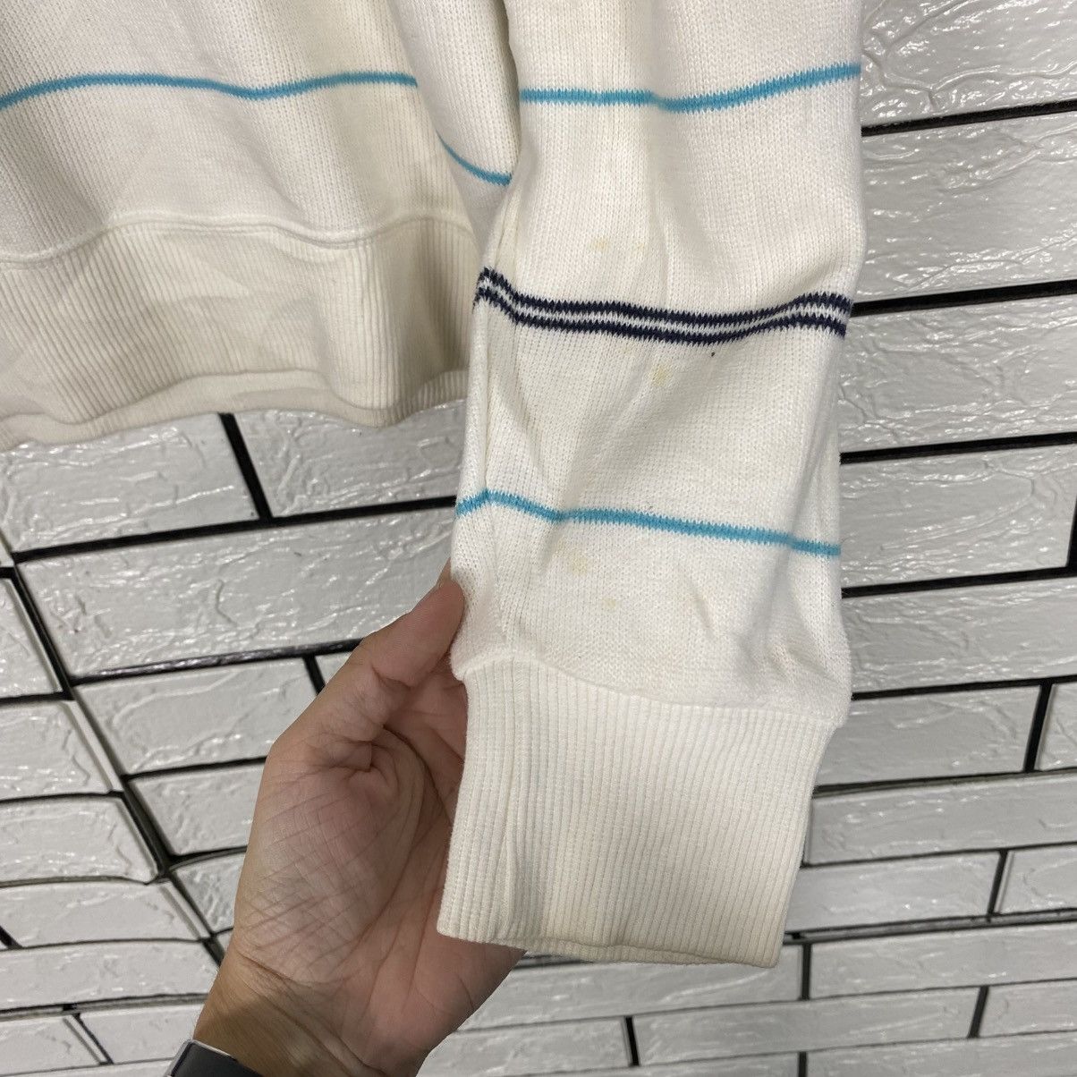 Japanese Brand 📌Vintage Sweatshirt Kent Striped Design Issey Miyake Size US M / EU 48-50 / 2 - 12 Thumbnail