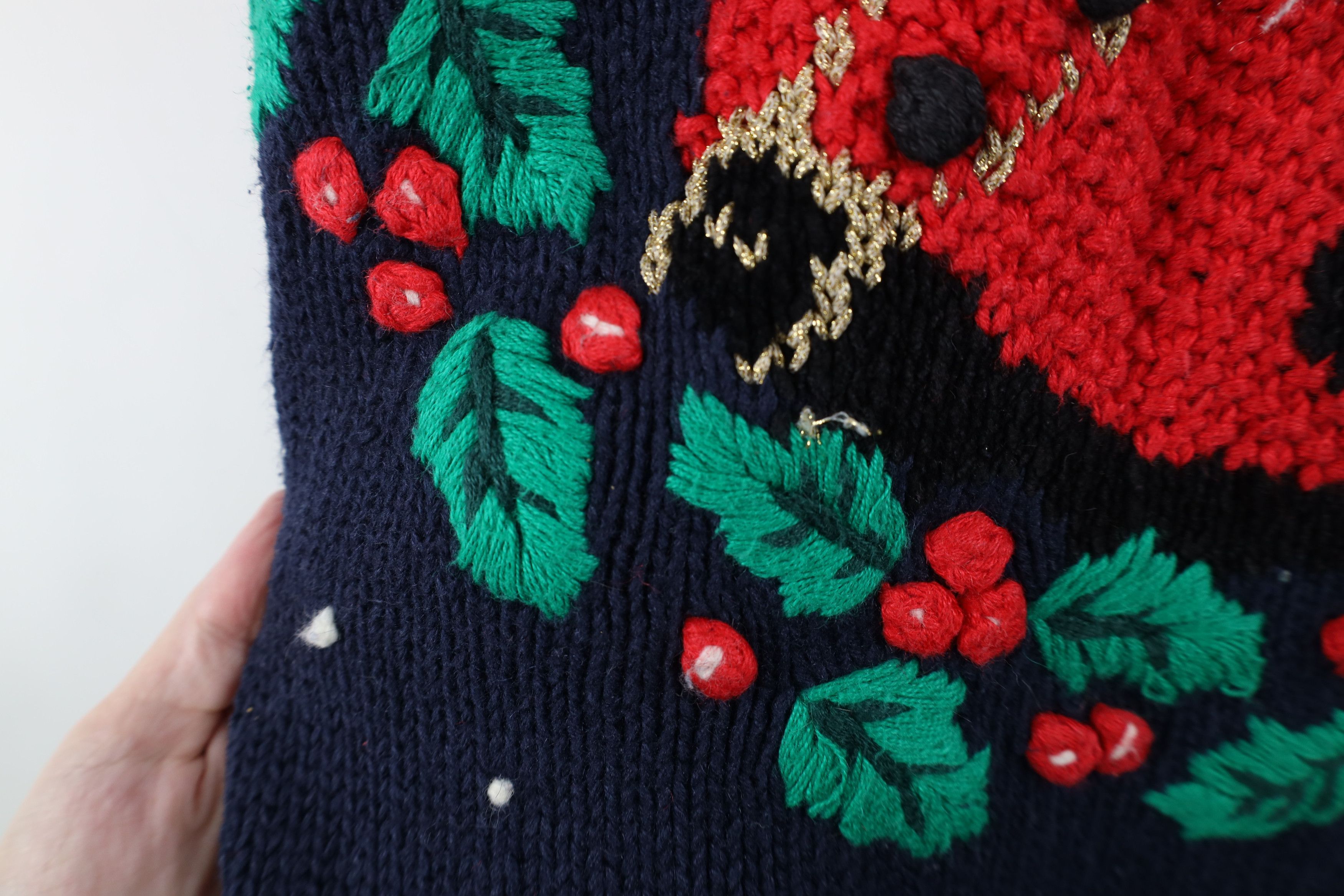 Vintage Vintage 90s Design Philip Santa Claus Christmas Sweater Size S / US 4 / IT 40 - 6 Thumbnail