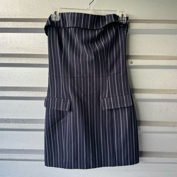 Other NEW NA-KD PINSTRIPES NAVY DRESS SZ 36 (US4/6) Size M / US 6-8 / IT 42-44 - 1 Thumbnail