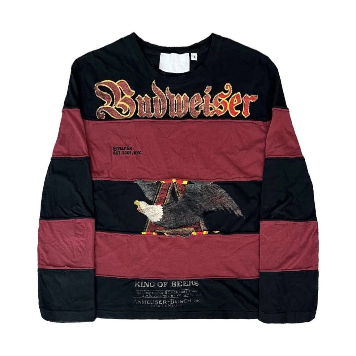 Telfar SS19 Telfar x Budweiser Rebuild Long Sleeve Shirt Size US L / EU 52-54 / 3 - 1 Thumbnail