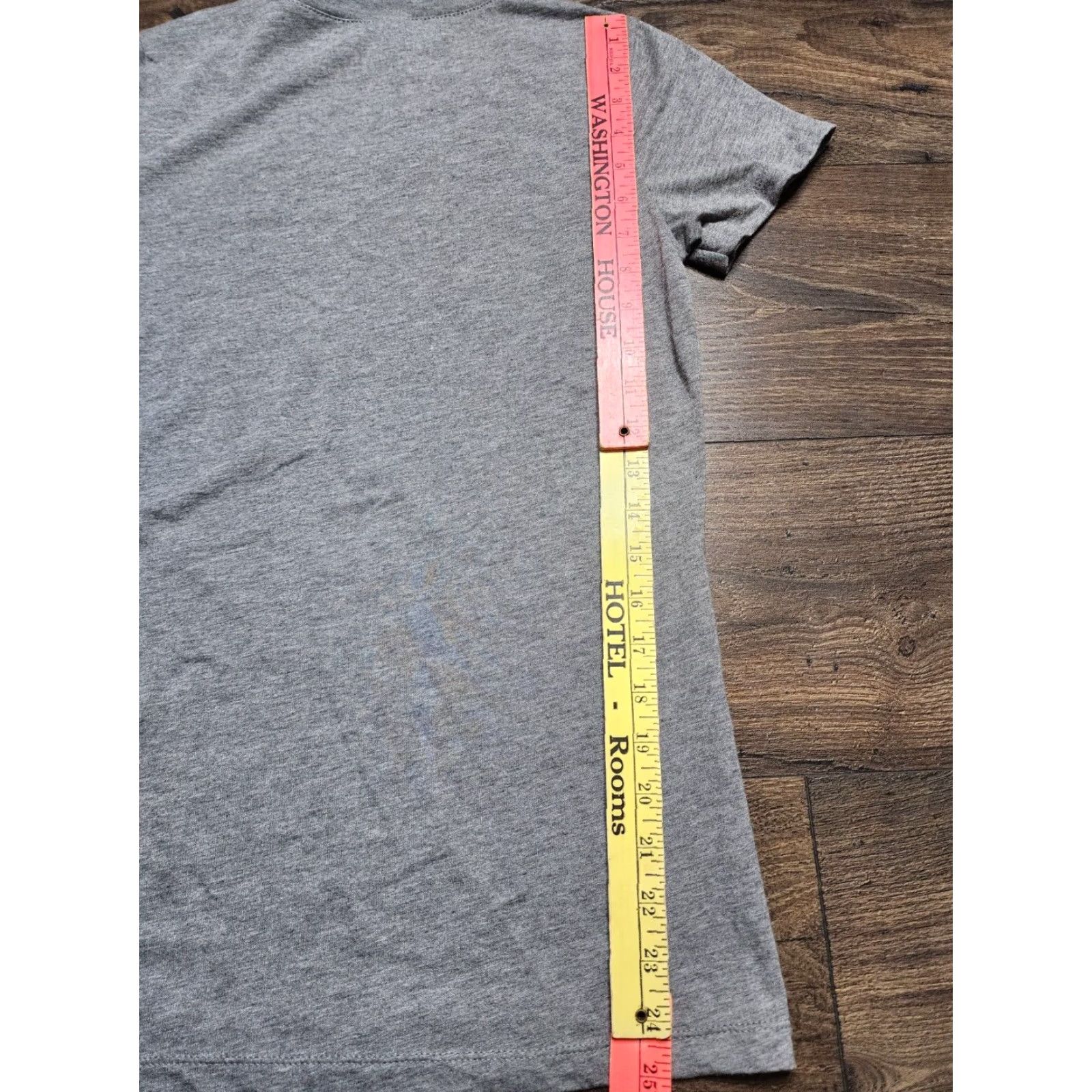 Vintage Bella + Canvas Funny Donkey Graphic Print Women's Gray Short Sleeve T Shirt Medium Size M / US 6-8 / IT 42-44 - 2 Thumbnail